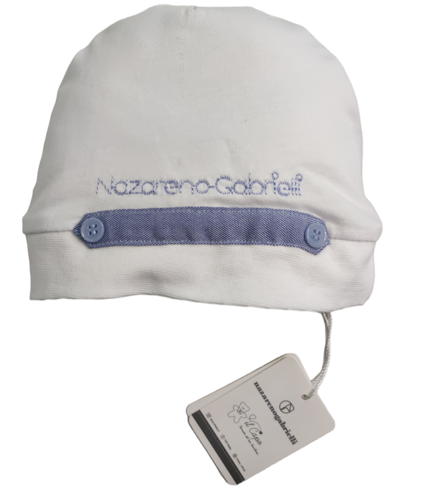 Cappello e Babbucce Cotone Nazareno Gabrielli Primi Mesi Neonato