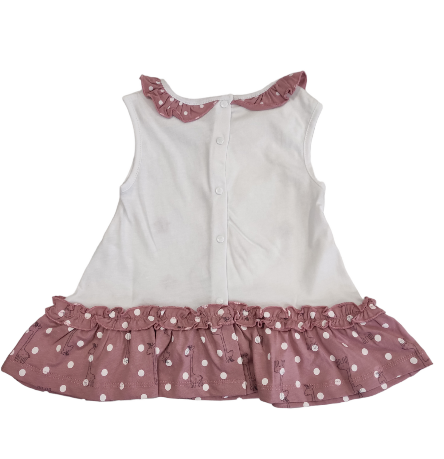 Vestitino Estivo Neonata Bambina in Jersey di Cotone Les Jolies 0/1 - 6/9 Mesi