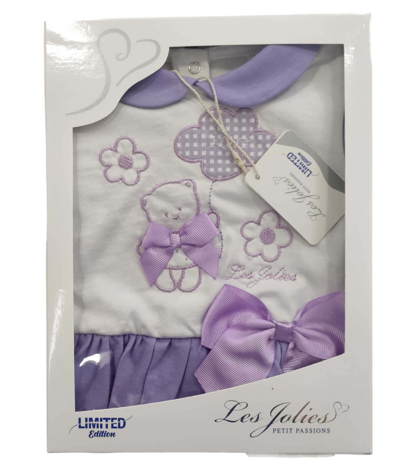 Completino Estivo Due Pezzi Neonata Bambina Magliettina e Pantaloncino Les Jolies 1/3 - 6/9 Mesi