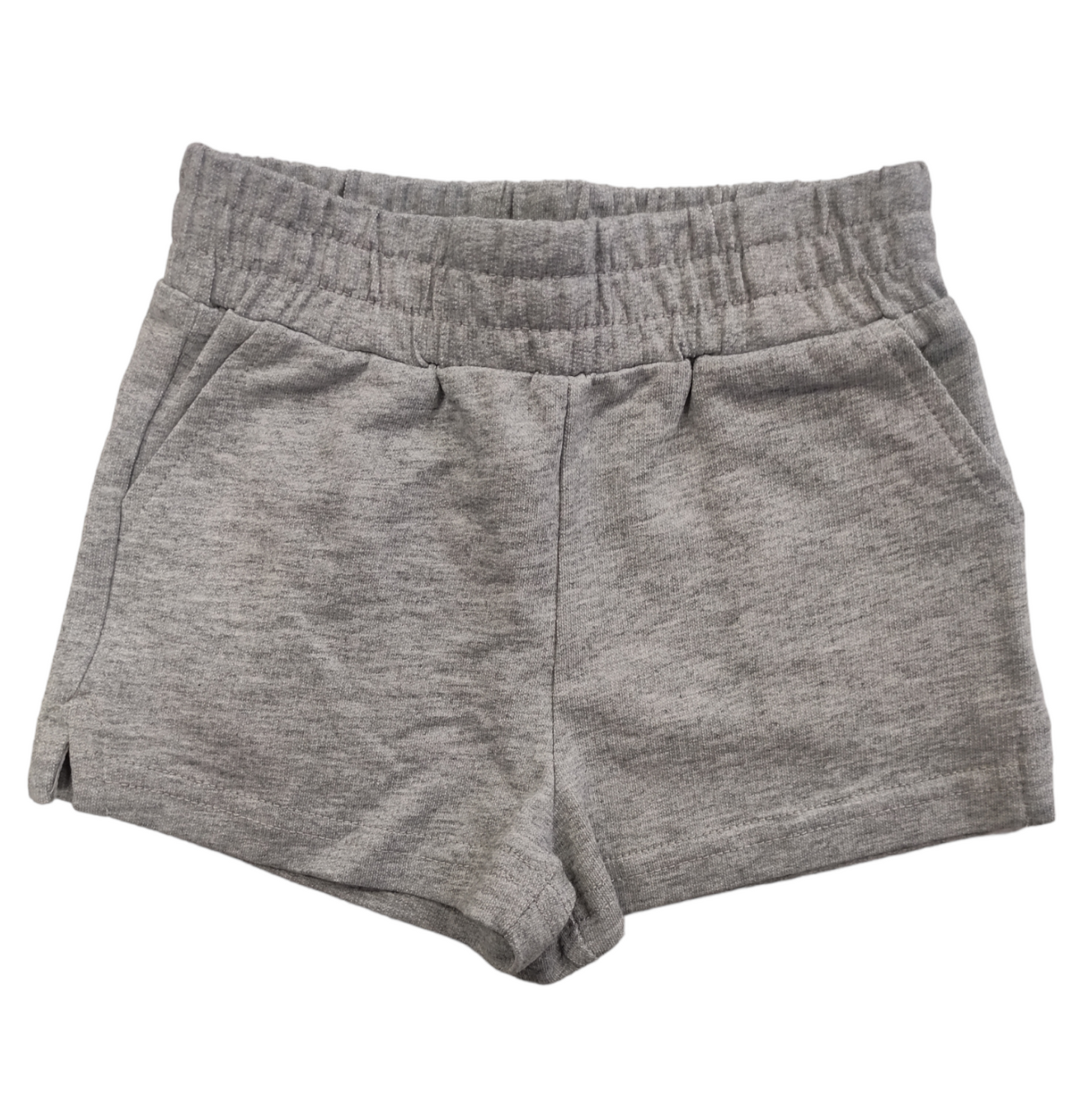 Pantaloncino Grigio Modello Shorts Sportware in Jersey di Cotone Bambina Bambino Unisex 6-36 Mesi