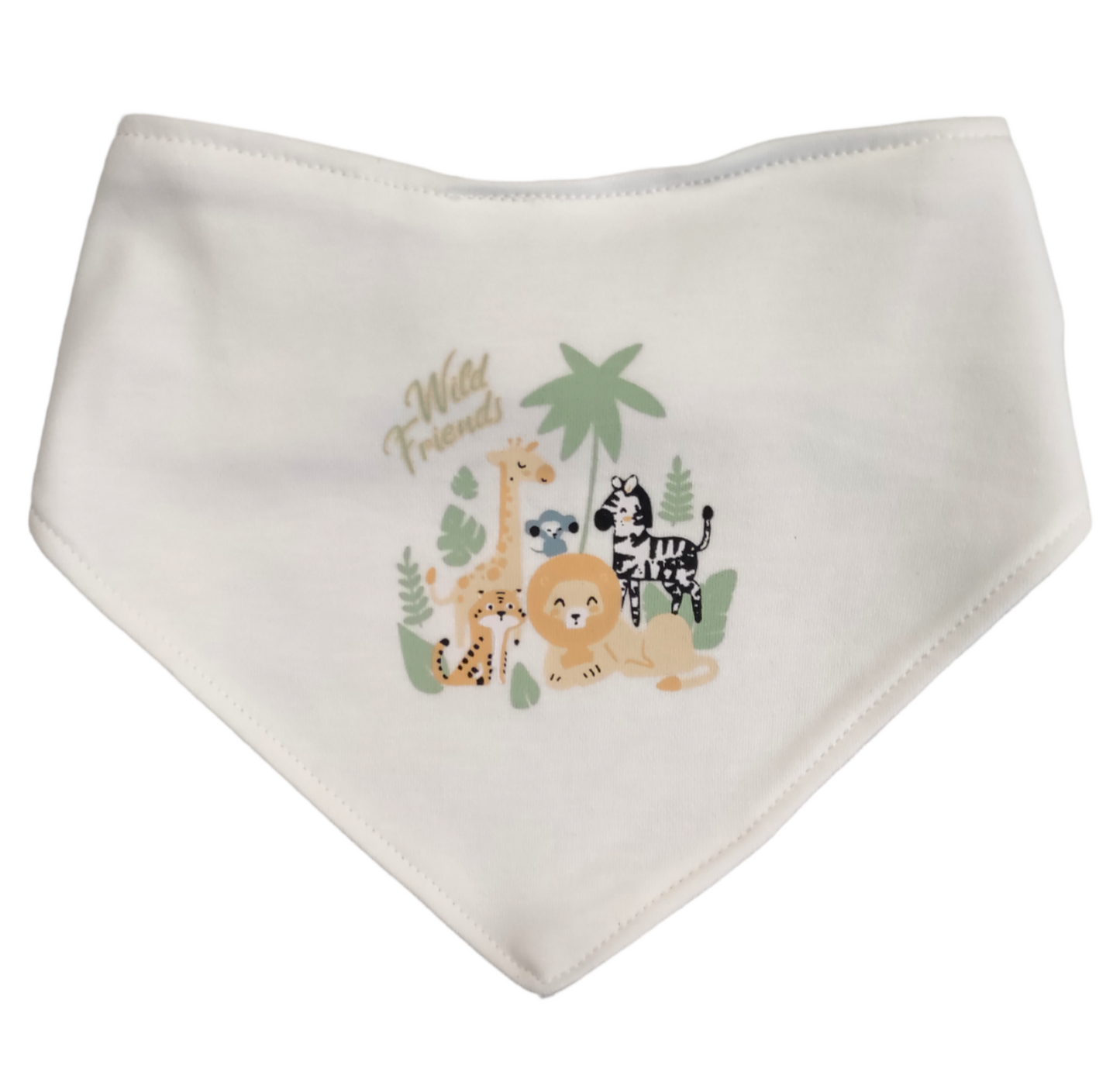 Bavaglino a Bandana Confezione Tre Pezzi Tris Neonato Neonata Sunnozy