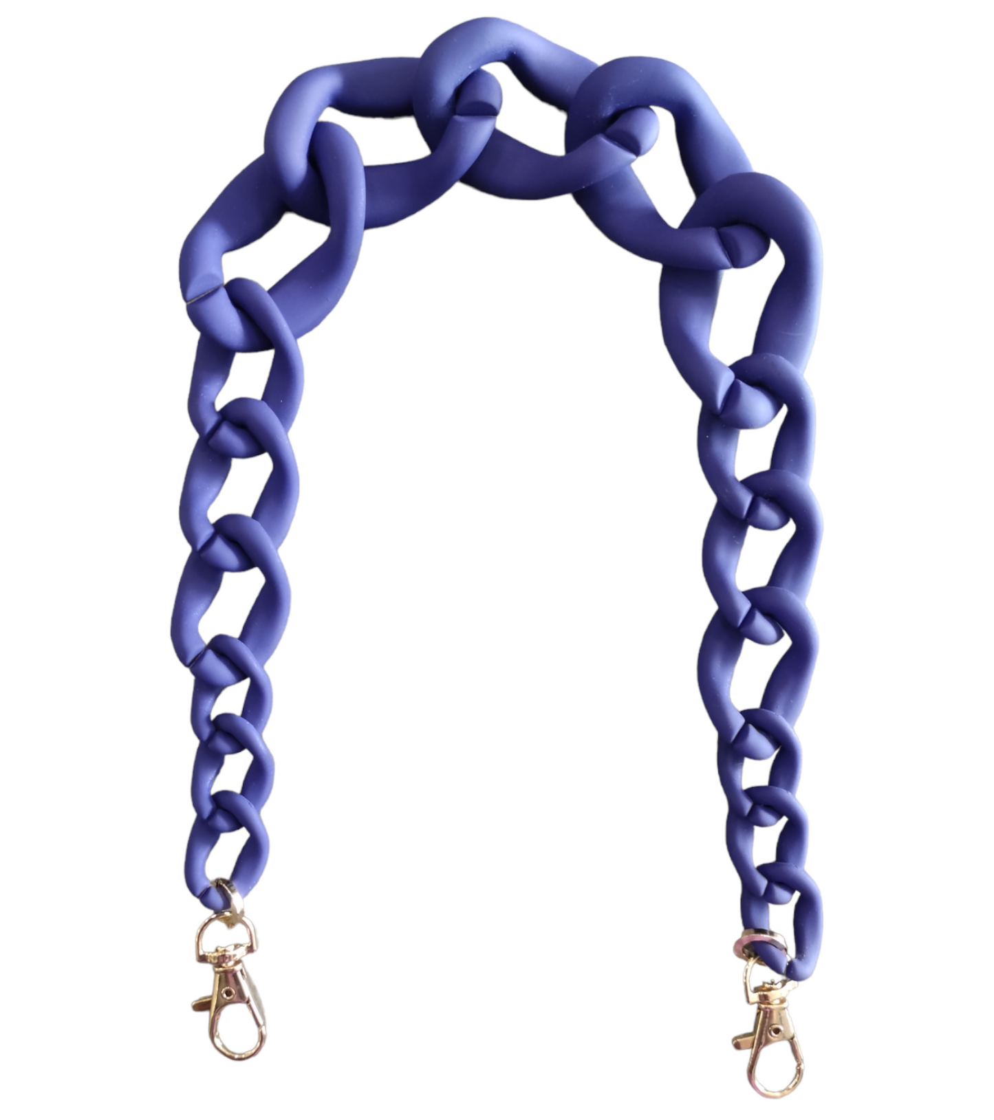 Tracolla Per Borsa Donna e Pochette a Mano Effetto Gommato Colorate Modello a Catena