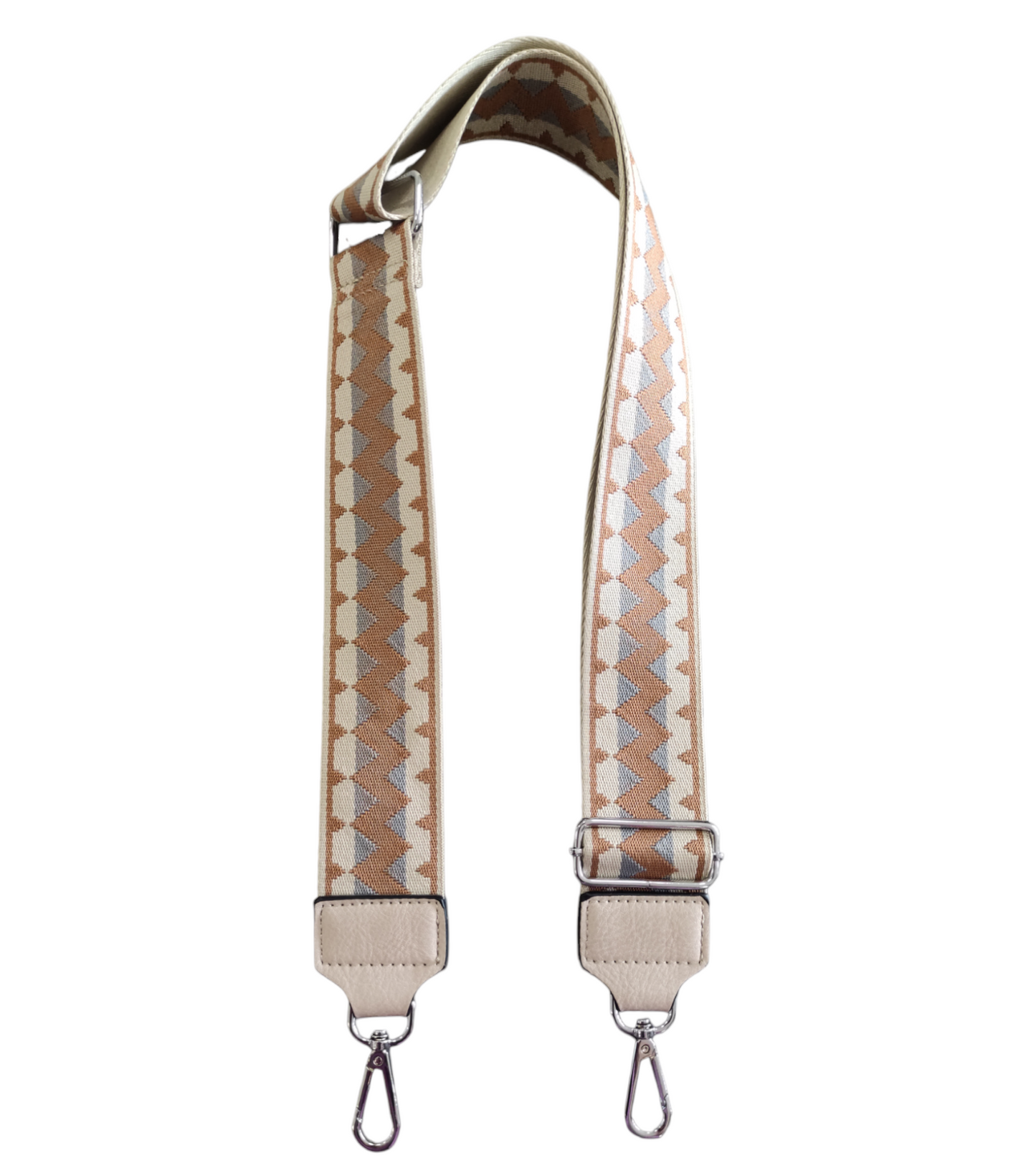 Tracolla Per Borsa Donna e Pochette in Vera Pelle Colorata con Inserti Argentati