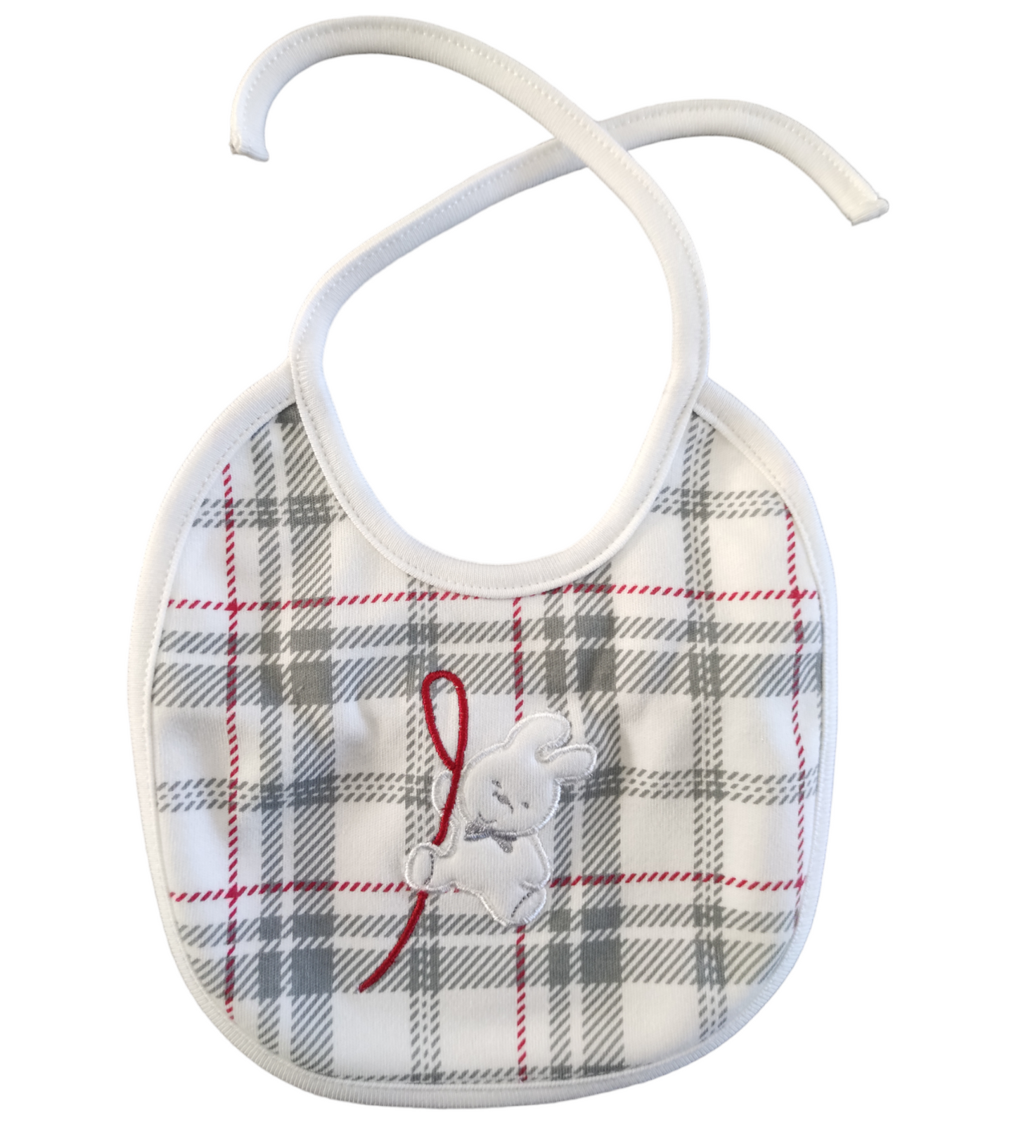 Set Parure Neonato Cappellino in Ciniglia e Bavaglino Intonati Pastello