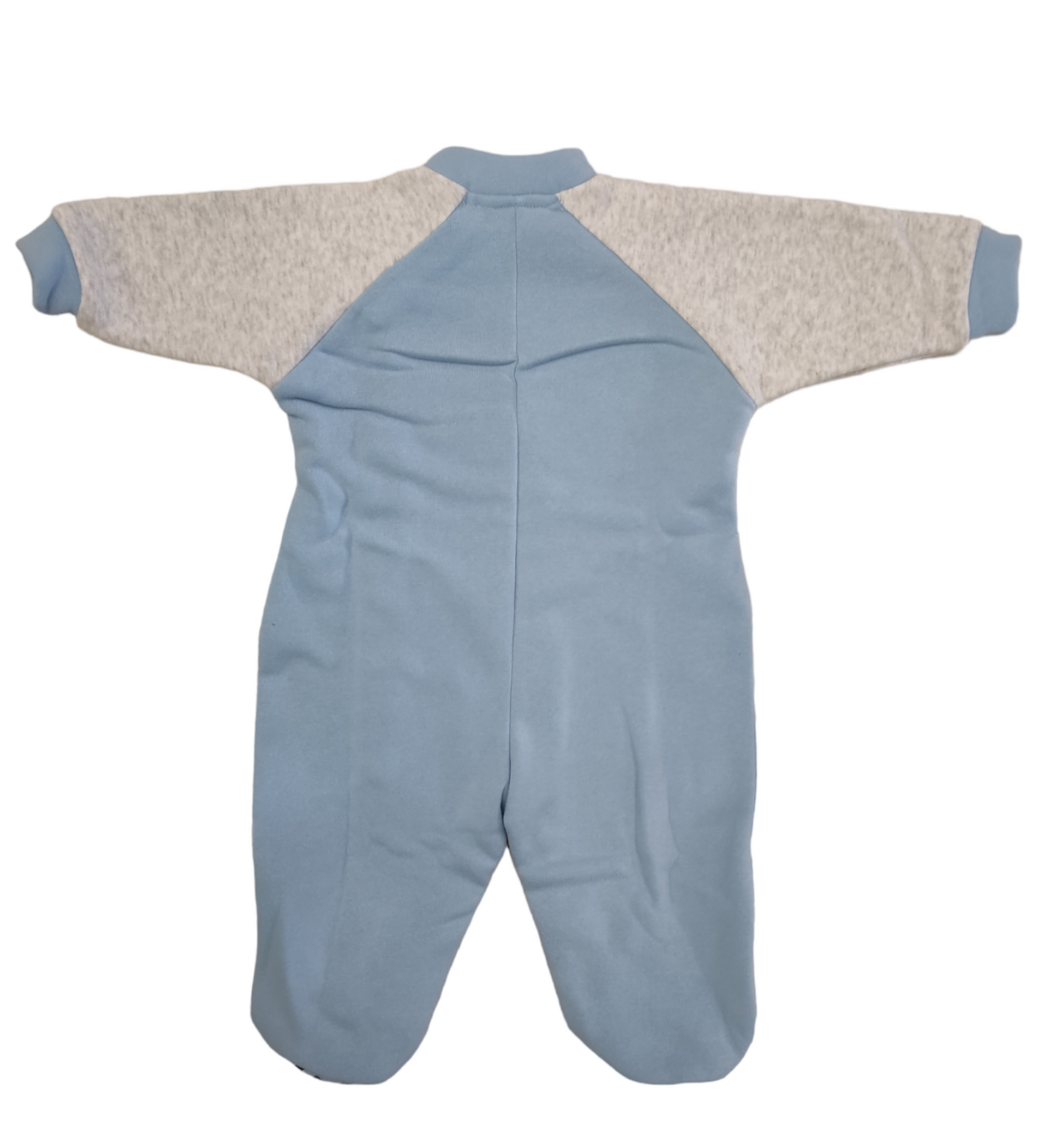 Pigiamone Neonato Bambino Intero Chiusura Lampo Piedini Antiscivolo Felpato Invernale 9 Mesi