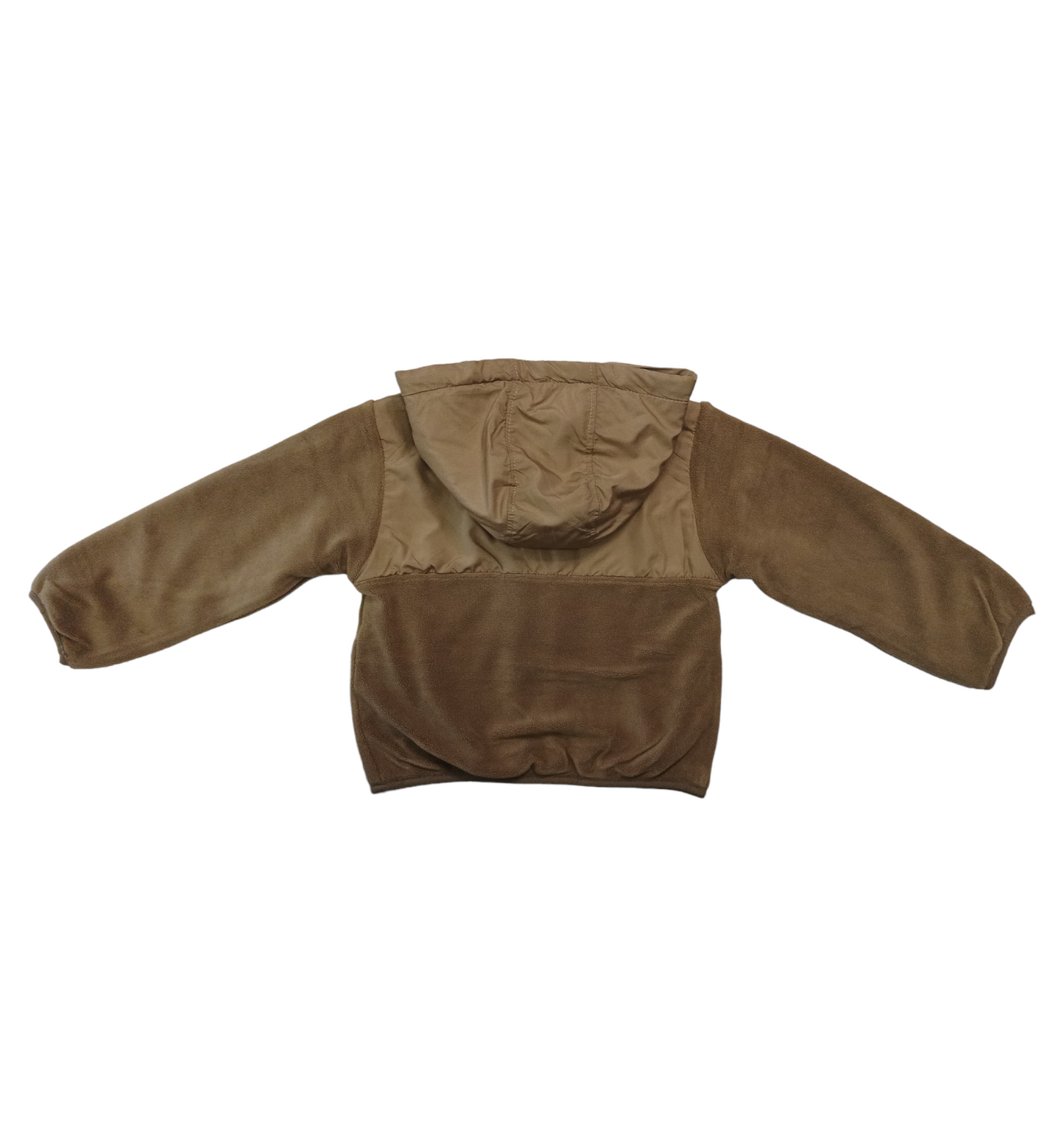 Giubbino in Pile Felpa Con Cappuccio in Doppio Tessuto Interno Pile Color Lampo Ativo Kids Bambino 12-36 Mesi