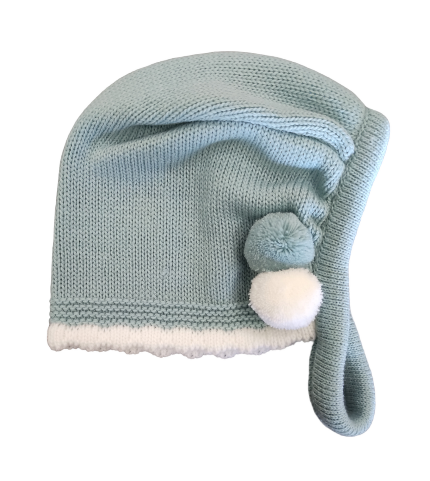 Completino Neonata Clinico Con Cuffietta Colore Verde Acqua New Born Sardon 0-6 Mesi