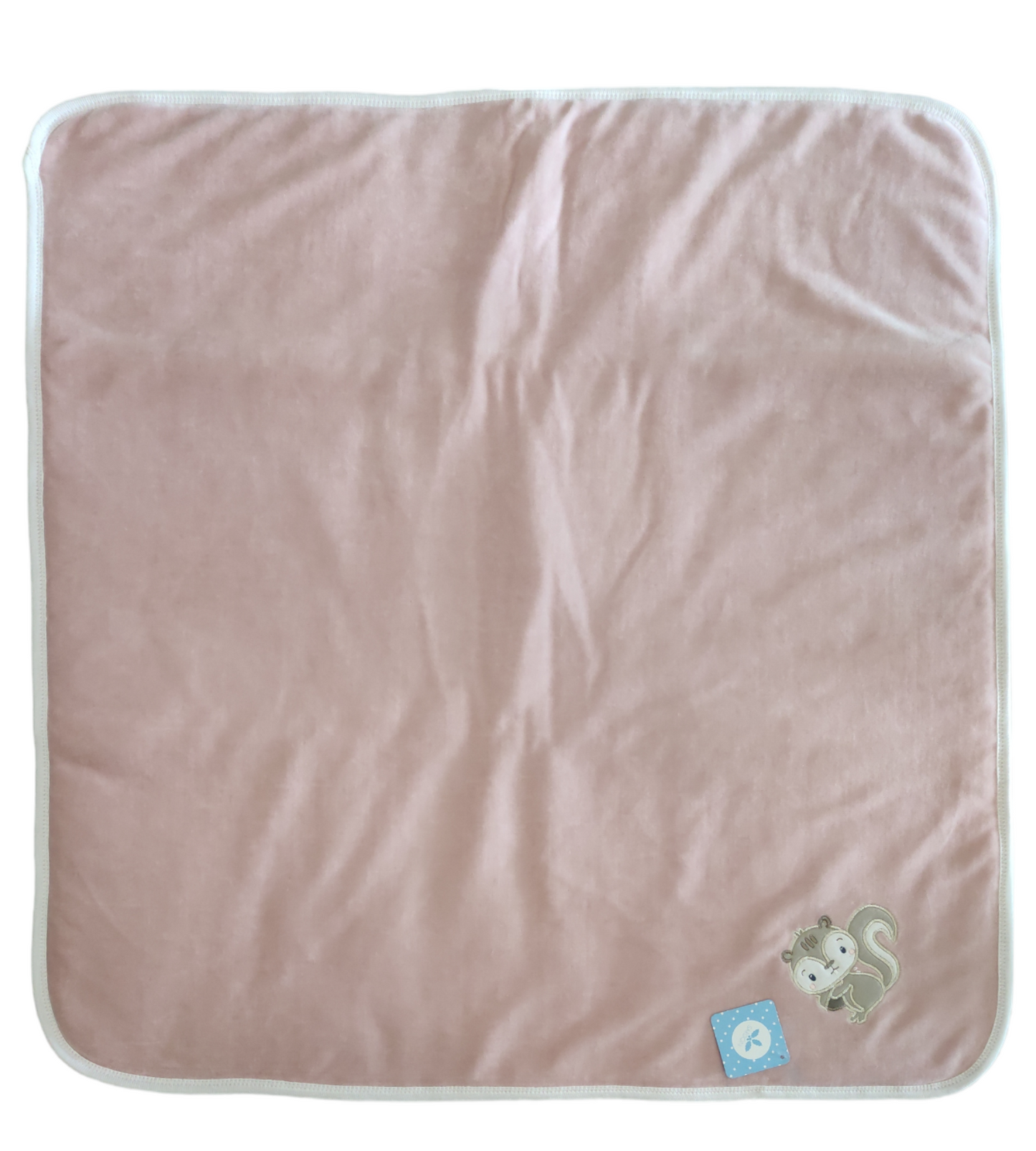 Coperta Invernale Imbottita in Ciniglia Rosa Antico 77x74 cm Neonata Culla Carrozzina Sardon