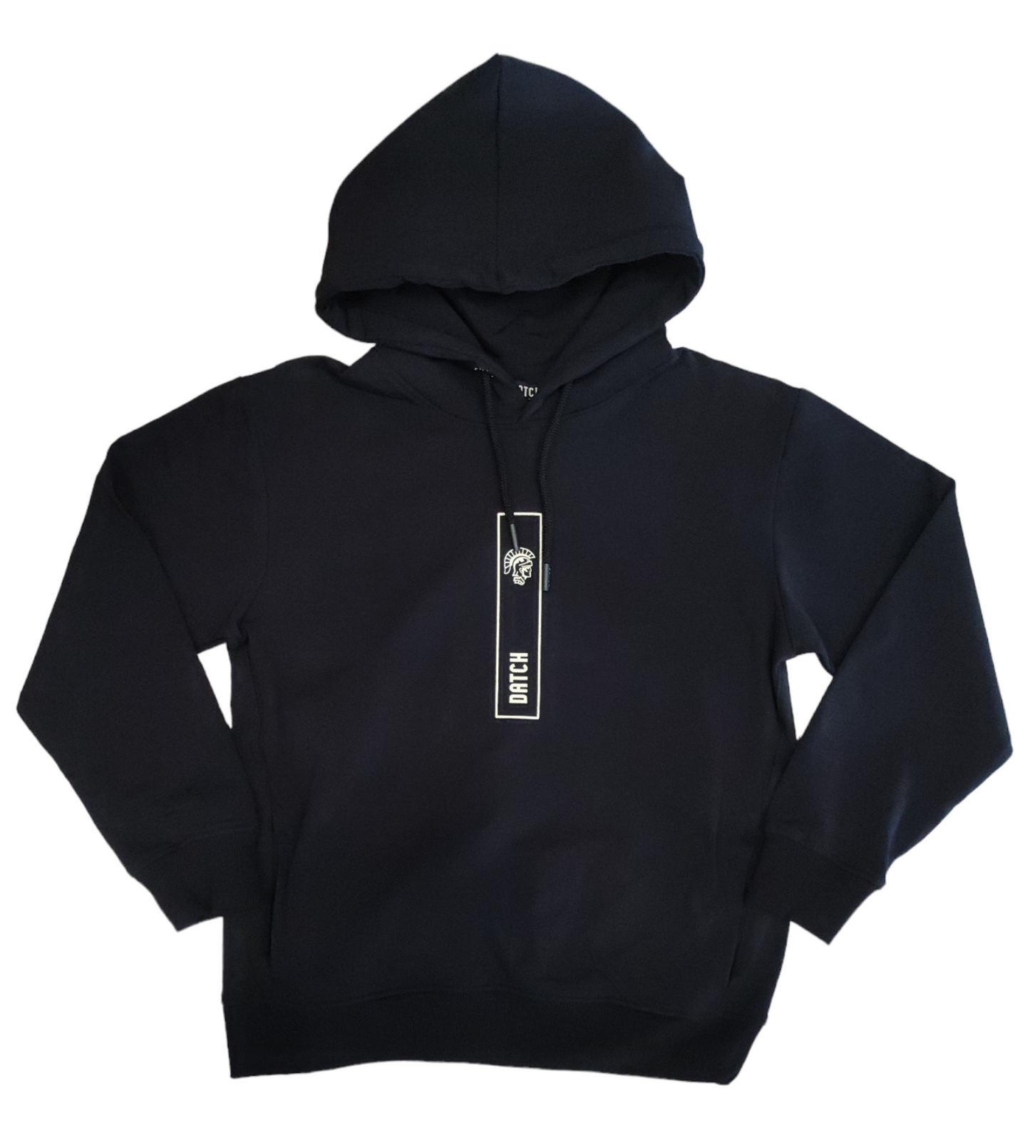 Felpa Chiusa in Tessuto Felpato Blu Scuro Interno con Cappuccio DATCH Ragazzo M - XXL 10-16 Anni