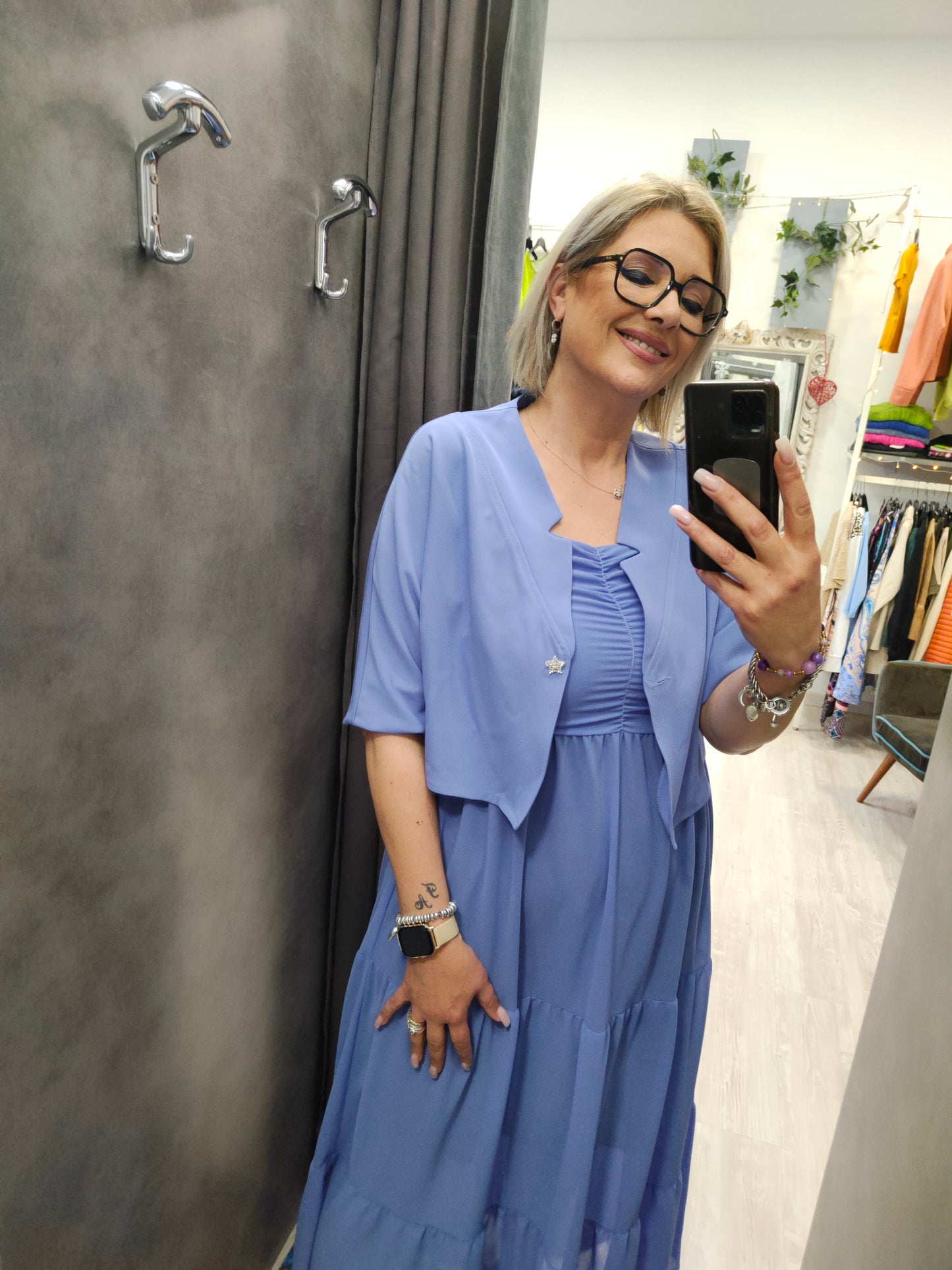 Copri Spalle Donna Elegante in Viscosa con Manica a Kimono