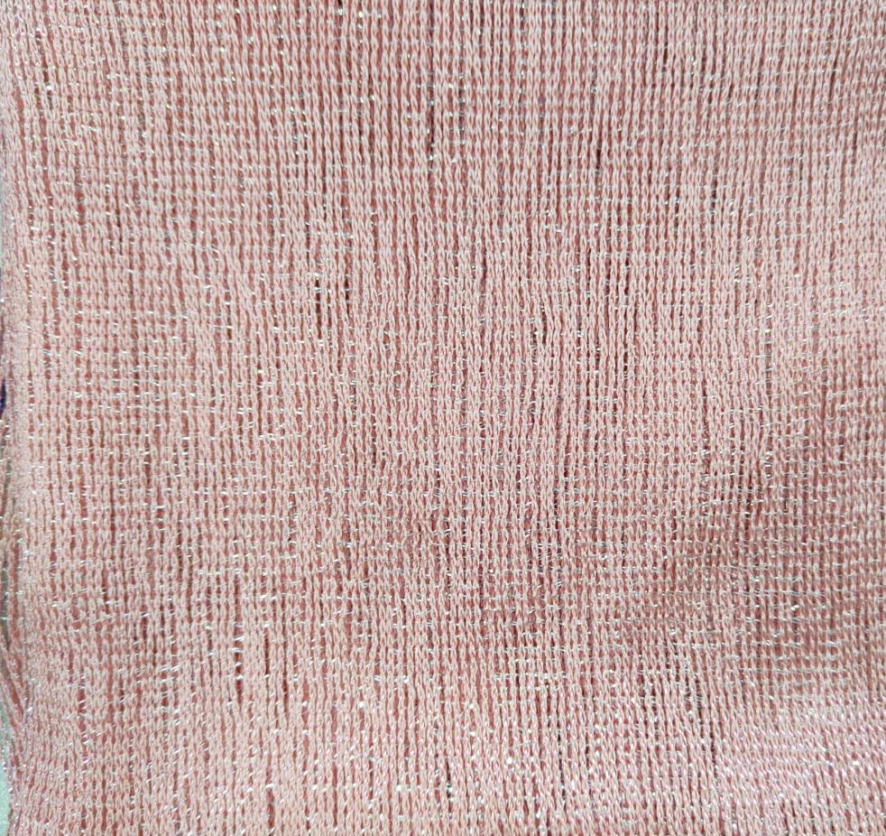 Sciarpa Copri Spalle in Lurex con Frange 180x55 cm