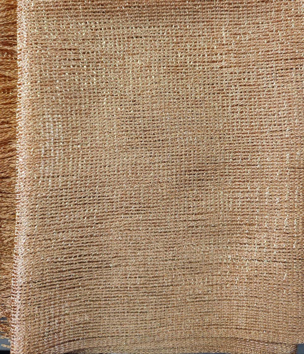 Sciarpa Copri Spalle in Lurex con Frange 180x55 cm