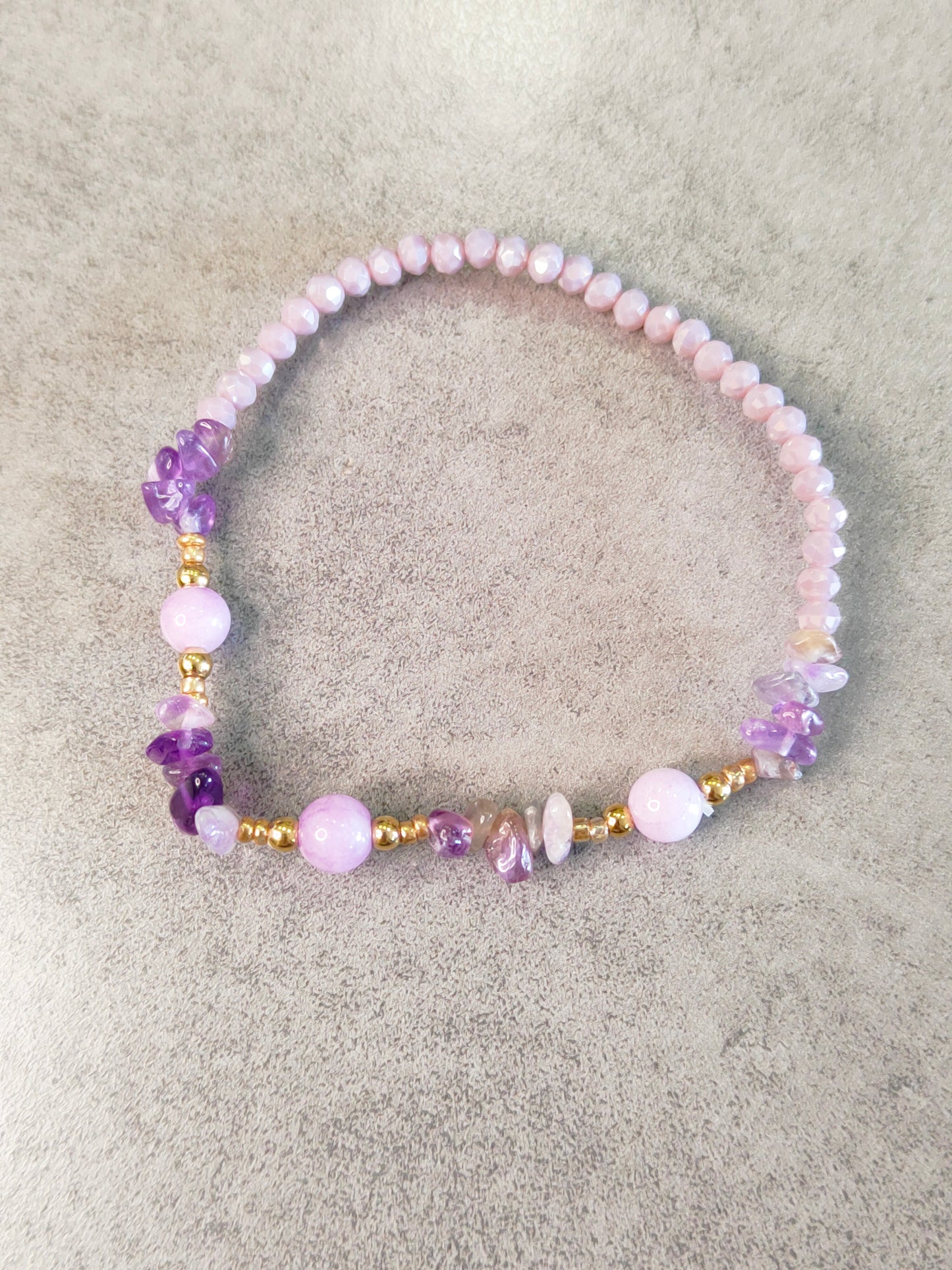 Bracciali Donna Elasticizzati con Perline e Pietre Dure