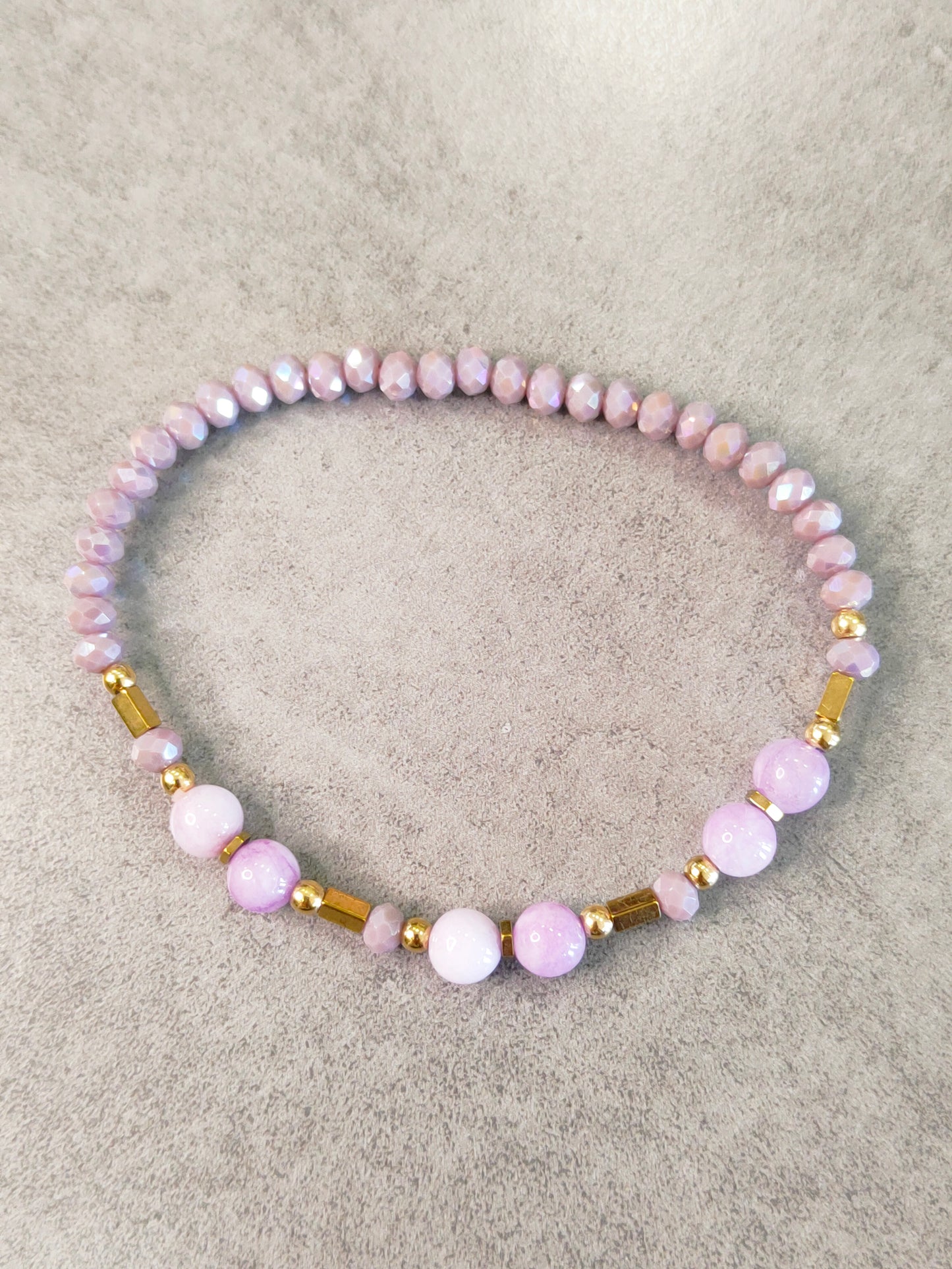 Bracciali Donna Elasticizzati con Perline e Pietre Dure