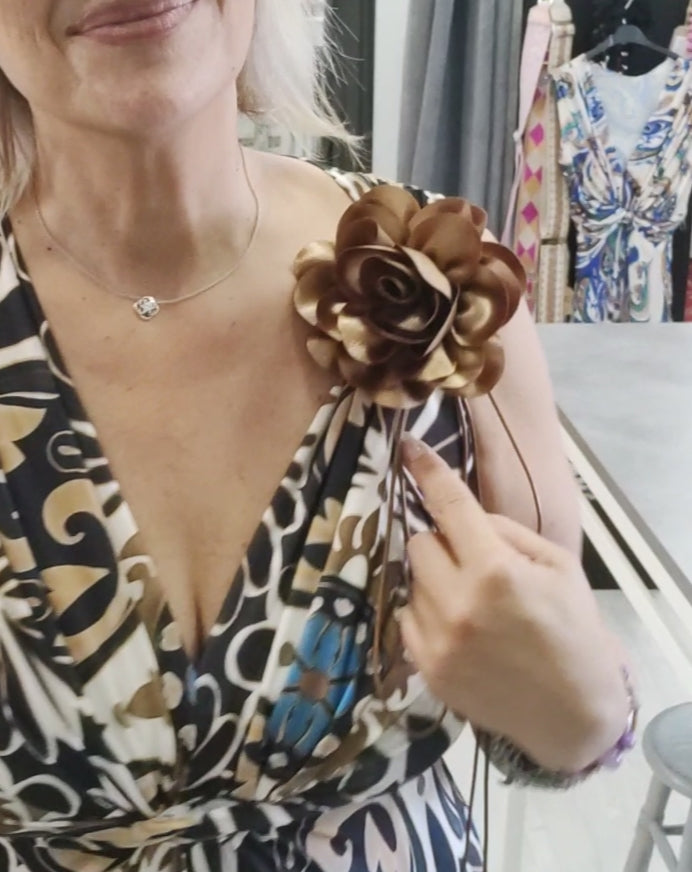 Choker Elegante - Collarino Donna con Fiore