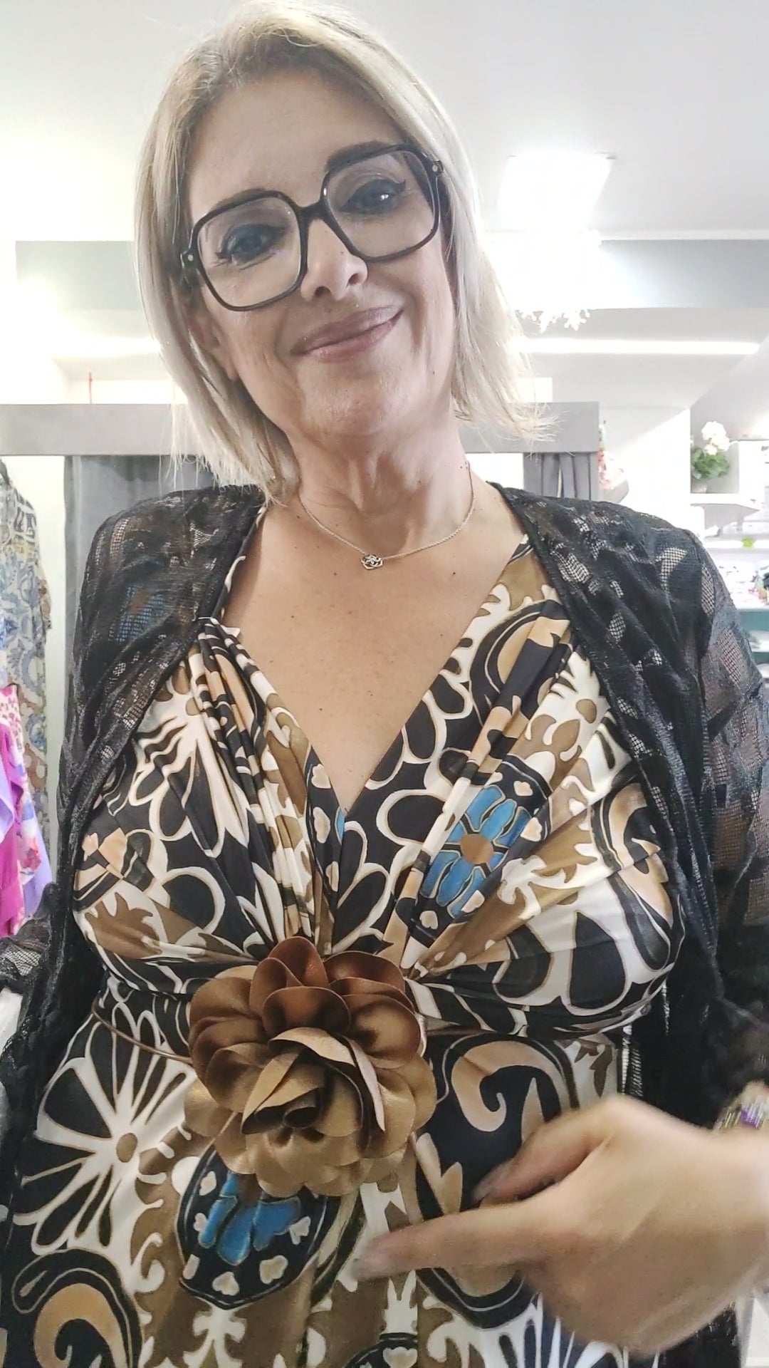 Choker Elegante - Collarino Donna con Fiore