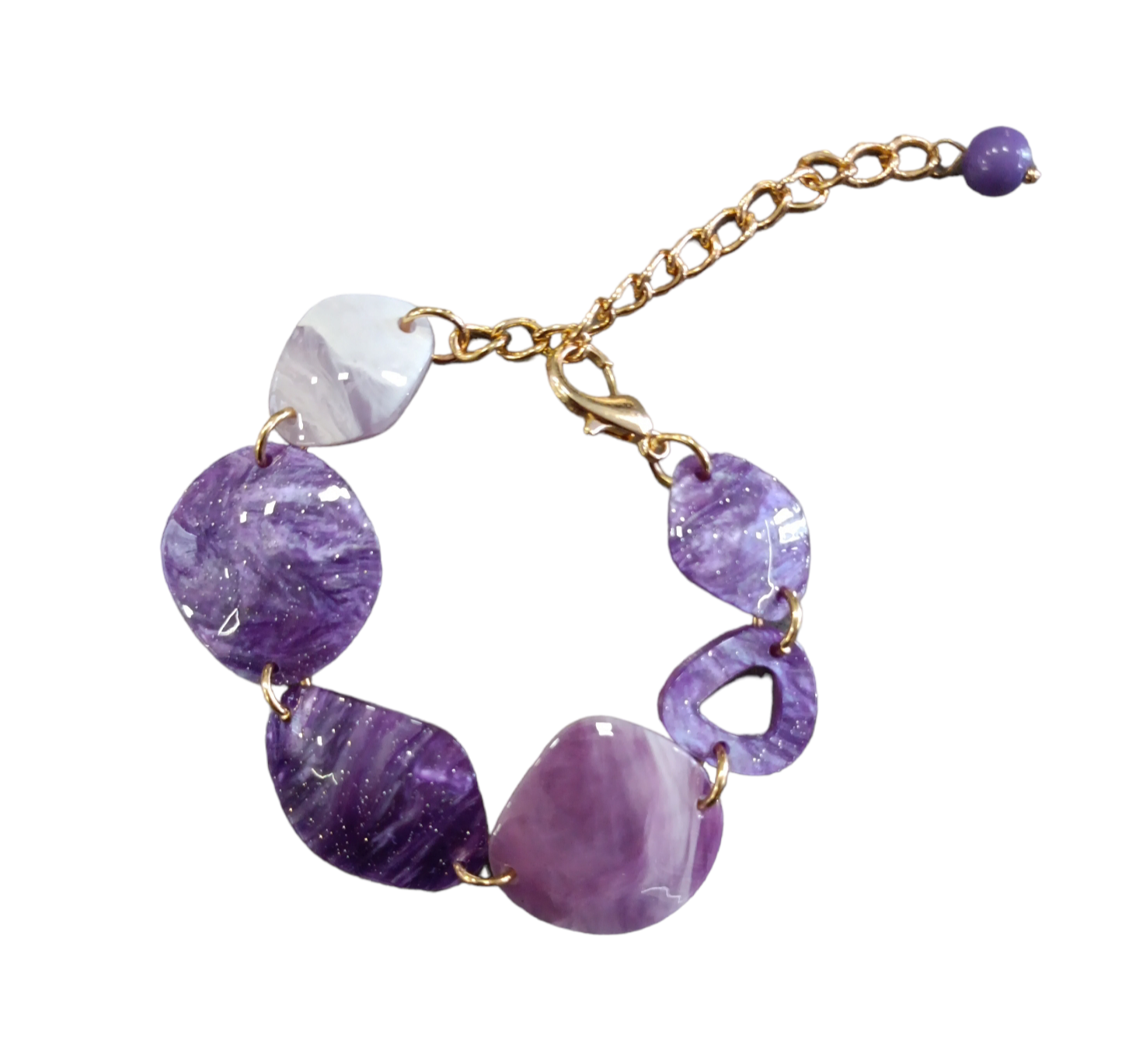 Bracciale in Resina Petali di rosa