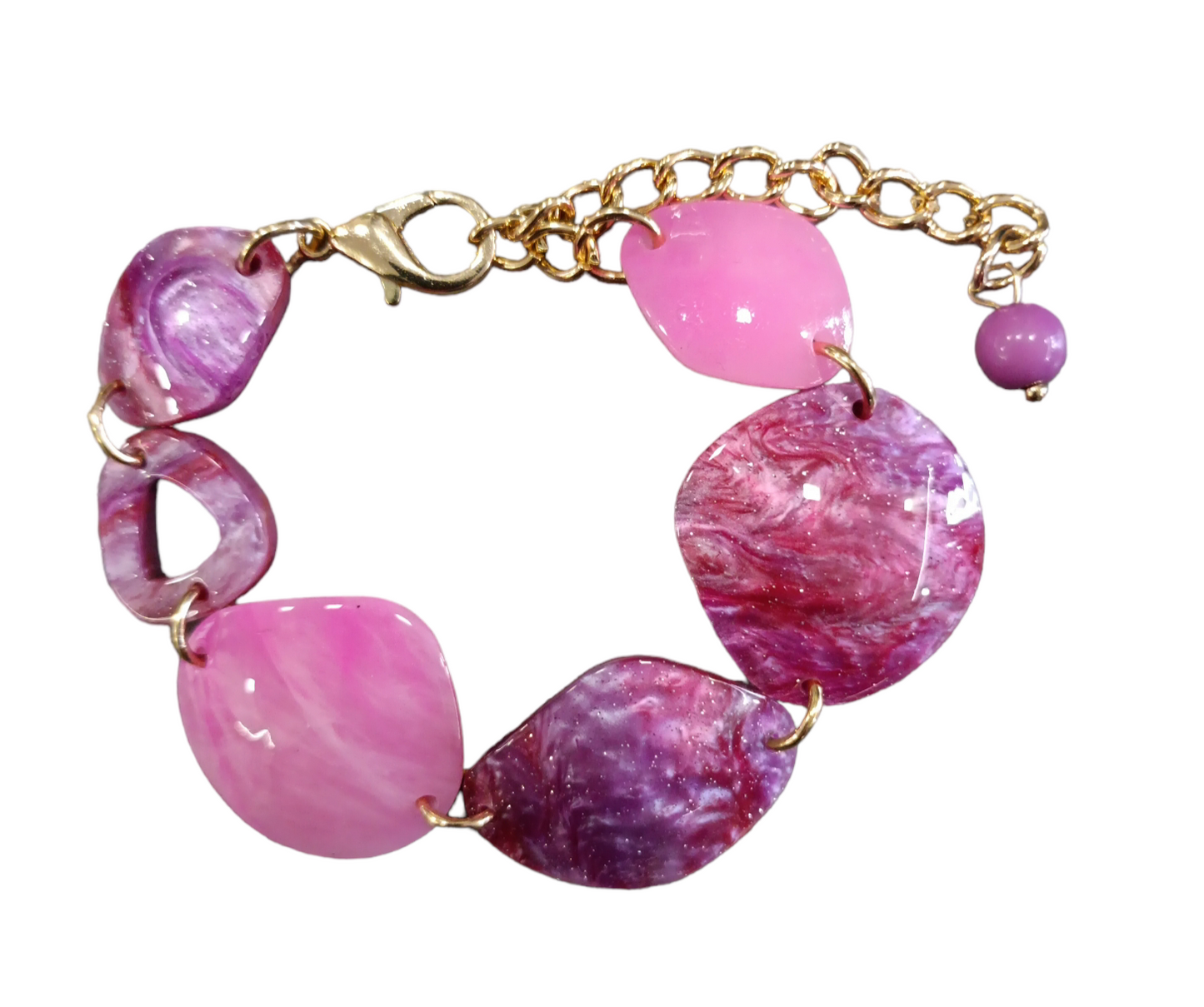Bracciale in Resina Petali di rosa