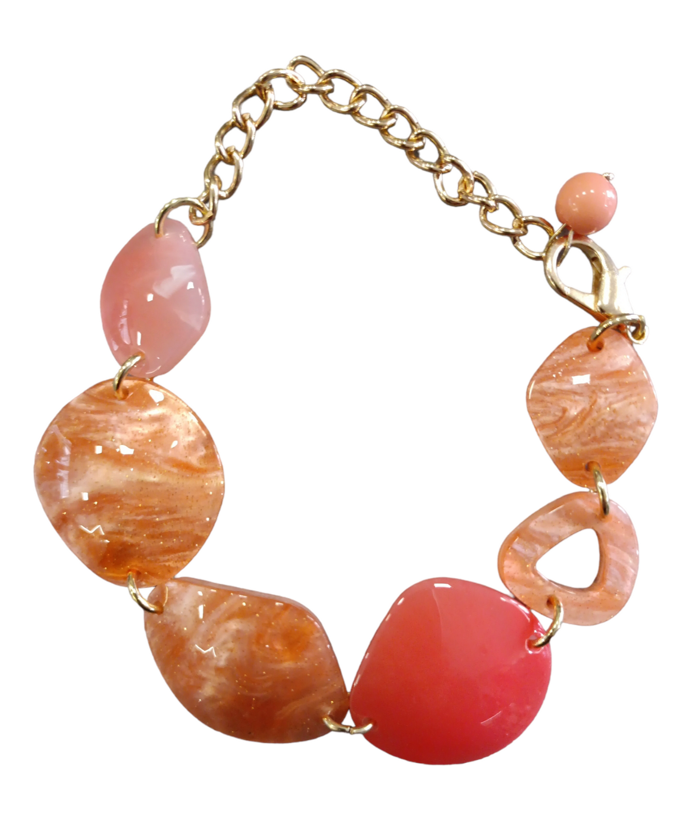 Bracciale in Resina Petali di rosa