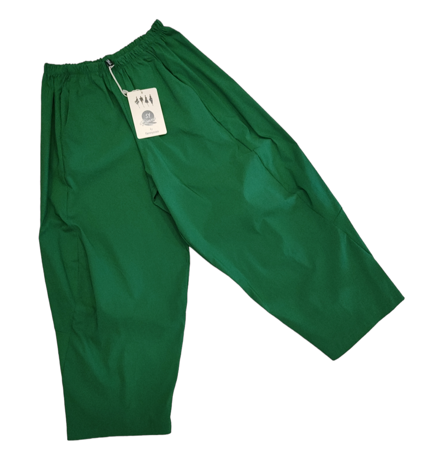 Pantalone Donna Modello Cargo in Tinta Unita