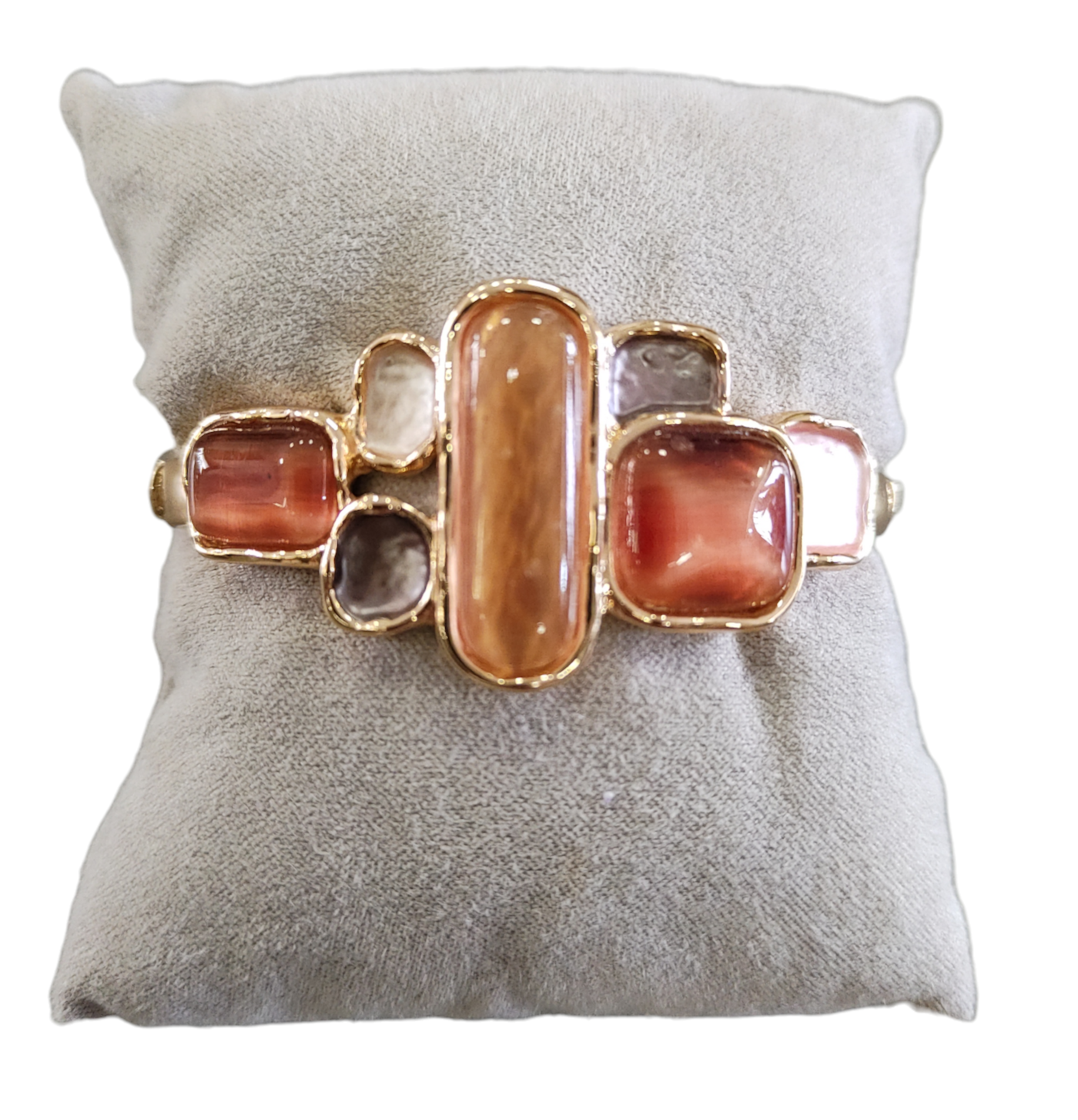 Bracciale Donna Dorato Semirigido con Elastico