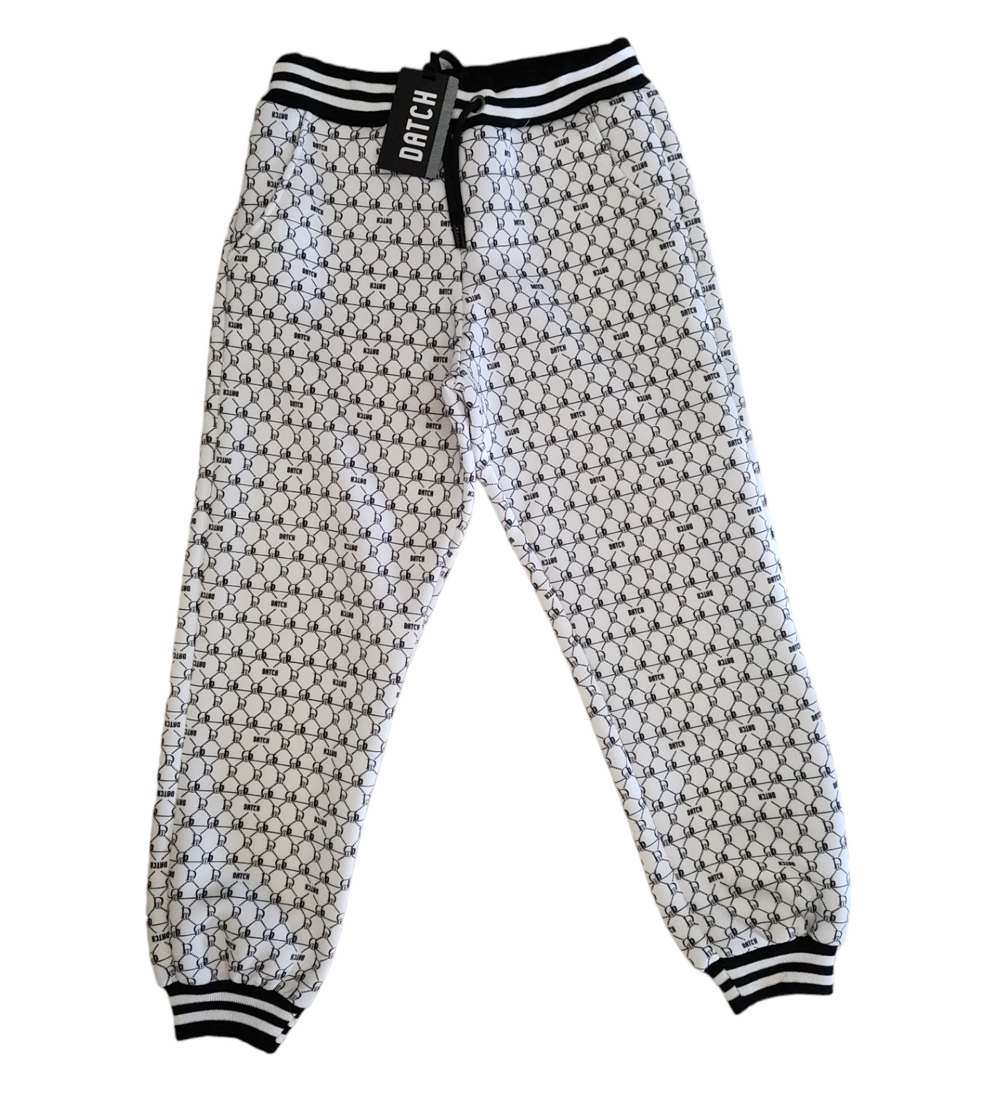 Pantalone Ampio in Jersey Scuba con Tasche
