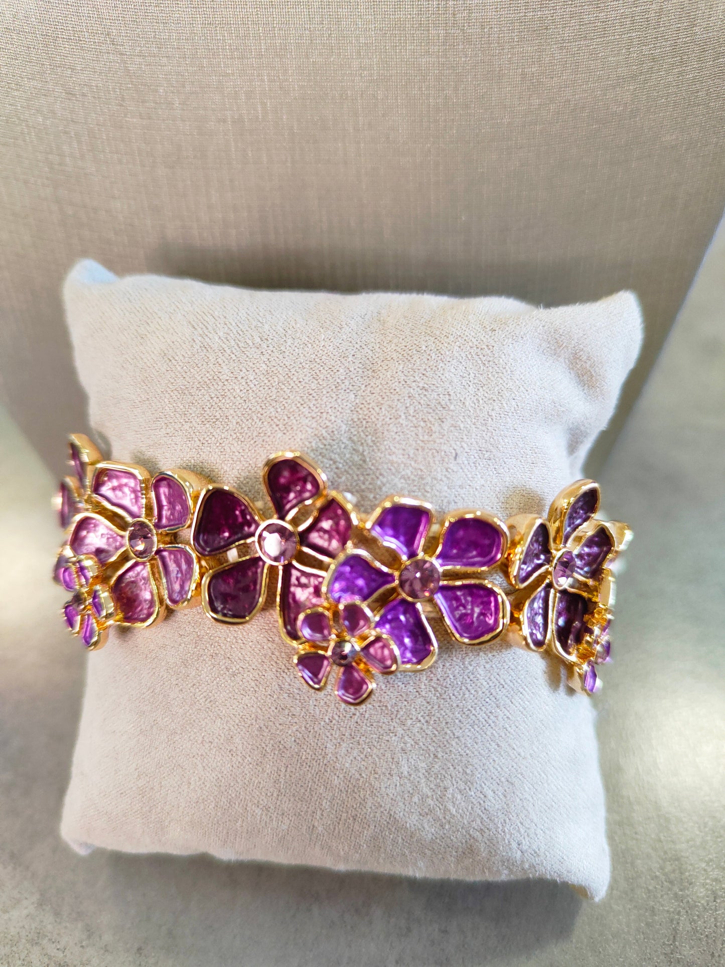 Woman Enamel Bracelet with Elastic