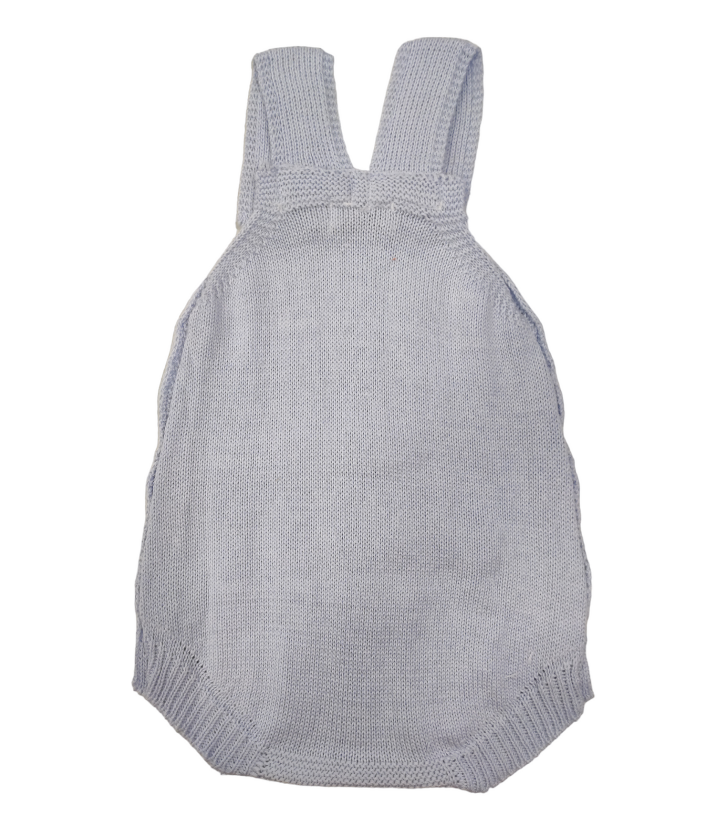 Pagliaccetto Celeste Modello Salopette Cotone Estivo Bambino 1/3 - 6/9 Mesi