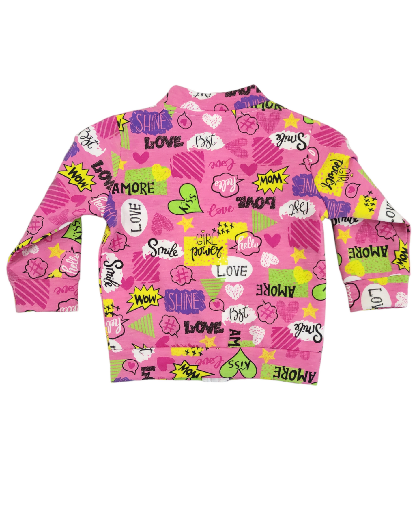 Tuta Primaverile Completa 3 Pezzi Felpa - T-shirt e Pantalone Bambina 12-36 Mesi