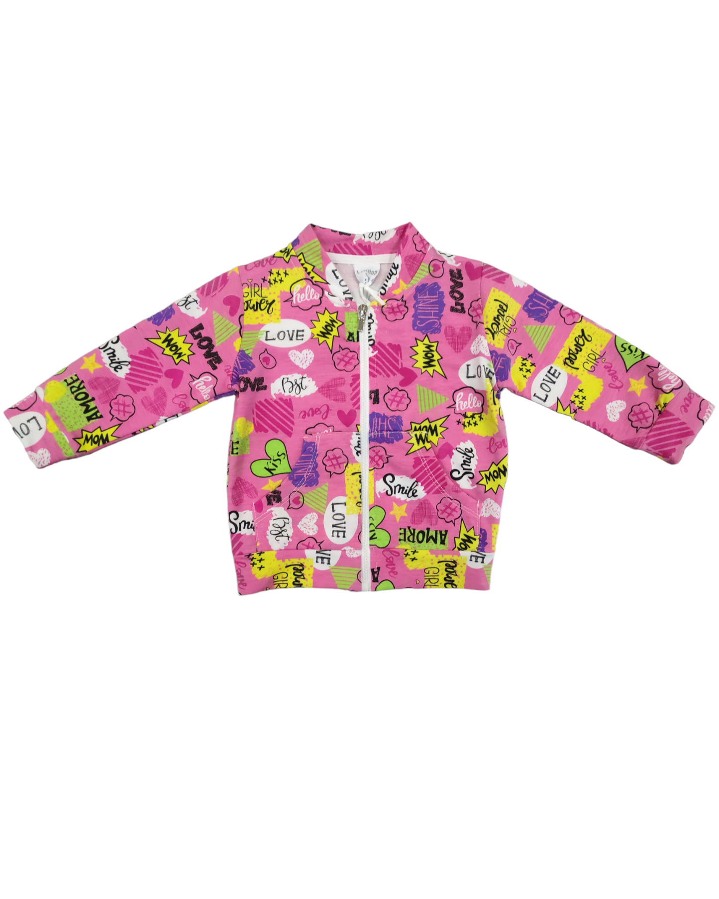 Tuta Primaverile Completa 3 Pezzi Felpa - T-shirt e Pantalone Bambina 12-36 Mesi