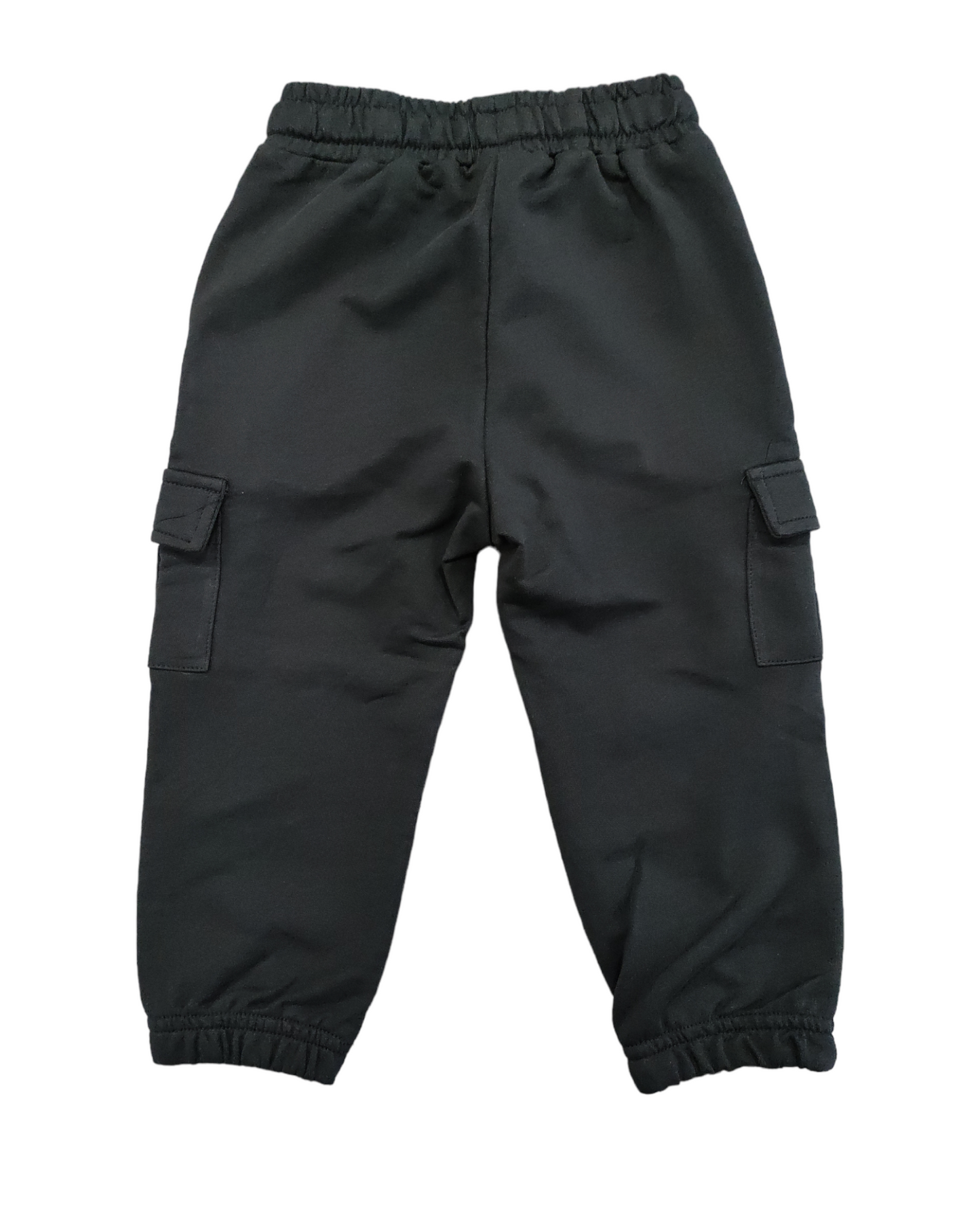 Pantalone Tuta Modello Cargo Garzato Primaverile Tinta Unita Unisex Bambini 6-36 Mesi