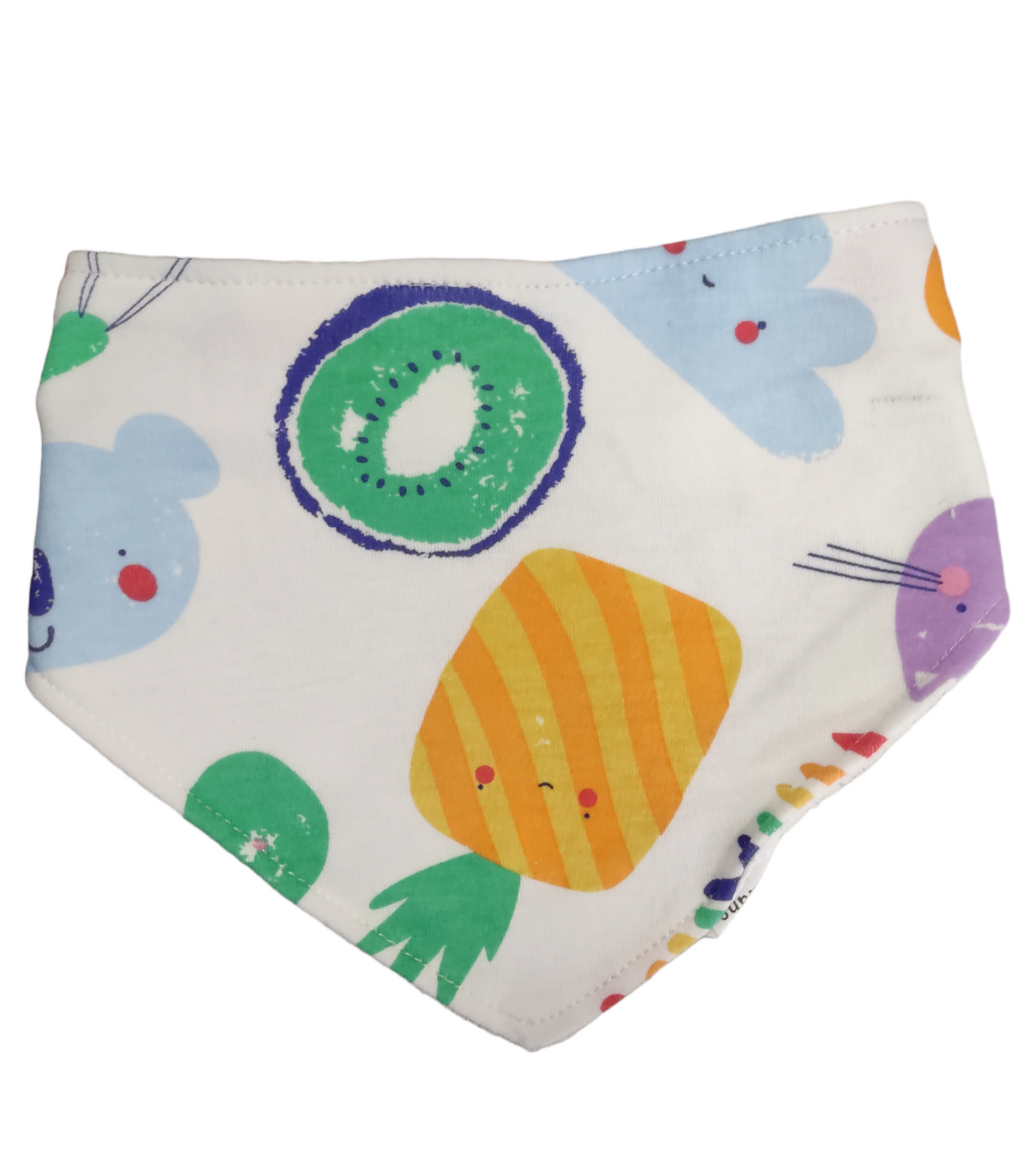 Tris Bavaglini a Bandana Fantasia Neonata (Confezione 3 Pezzi)