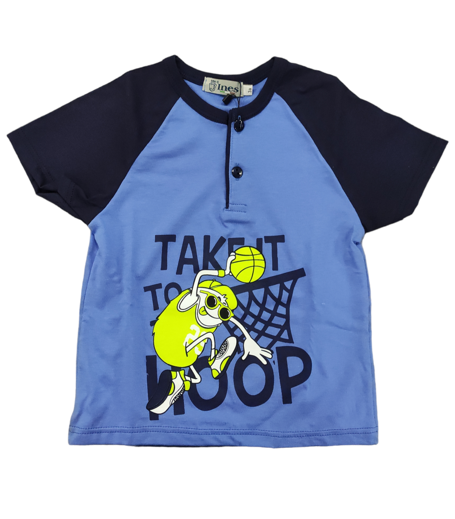 Pigiama Estivo in Cotone Maglia Mezza Manica e Pantaloncino Bambino 3-8 Anni