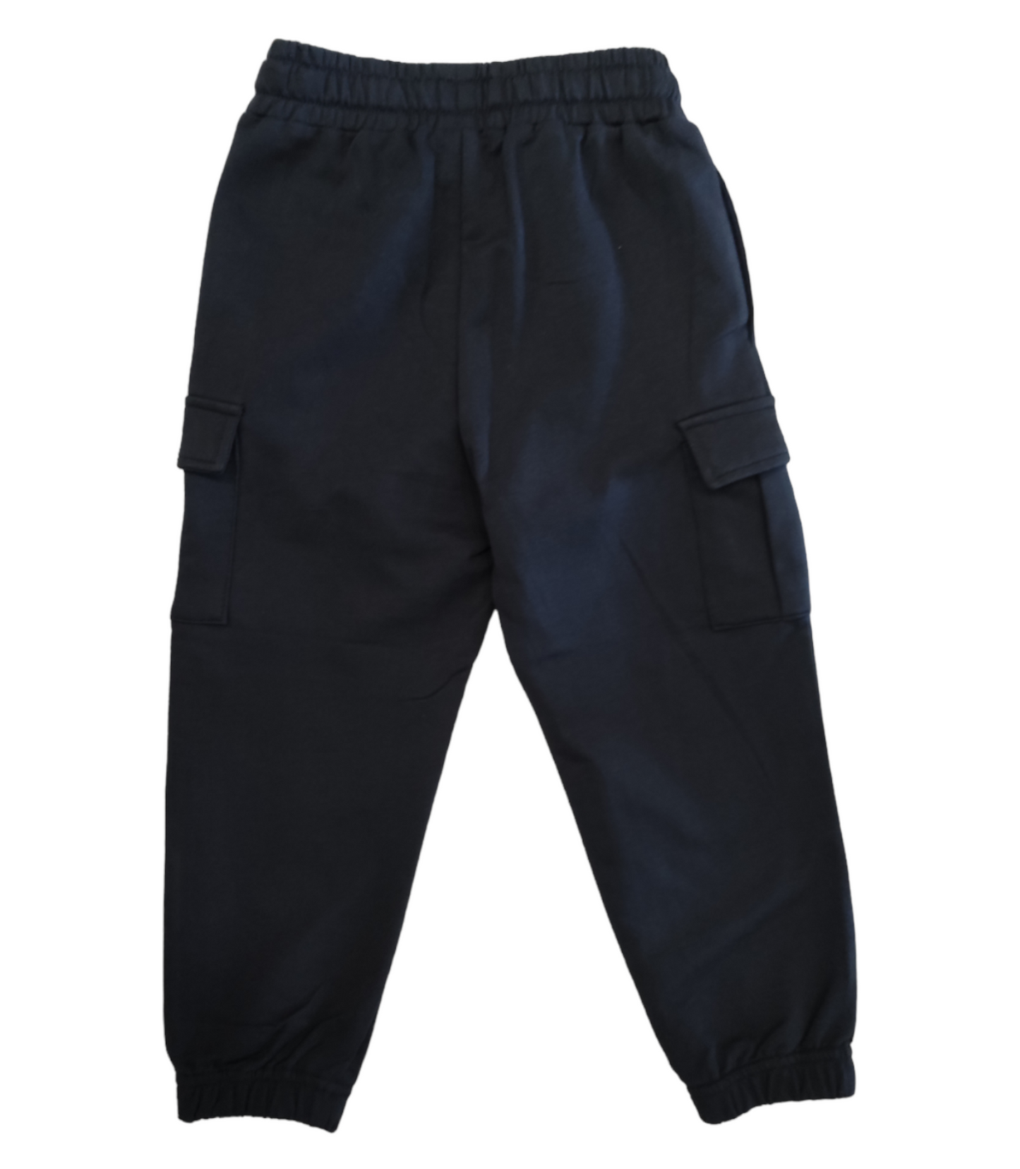Pantalone Tuta Blu Scuro Primaverile Modello Cargo Bambino/Ragazzo 4-14 Anni