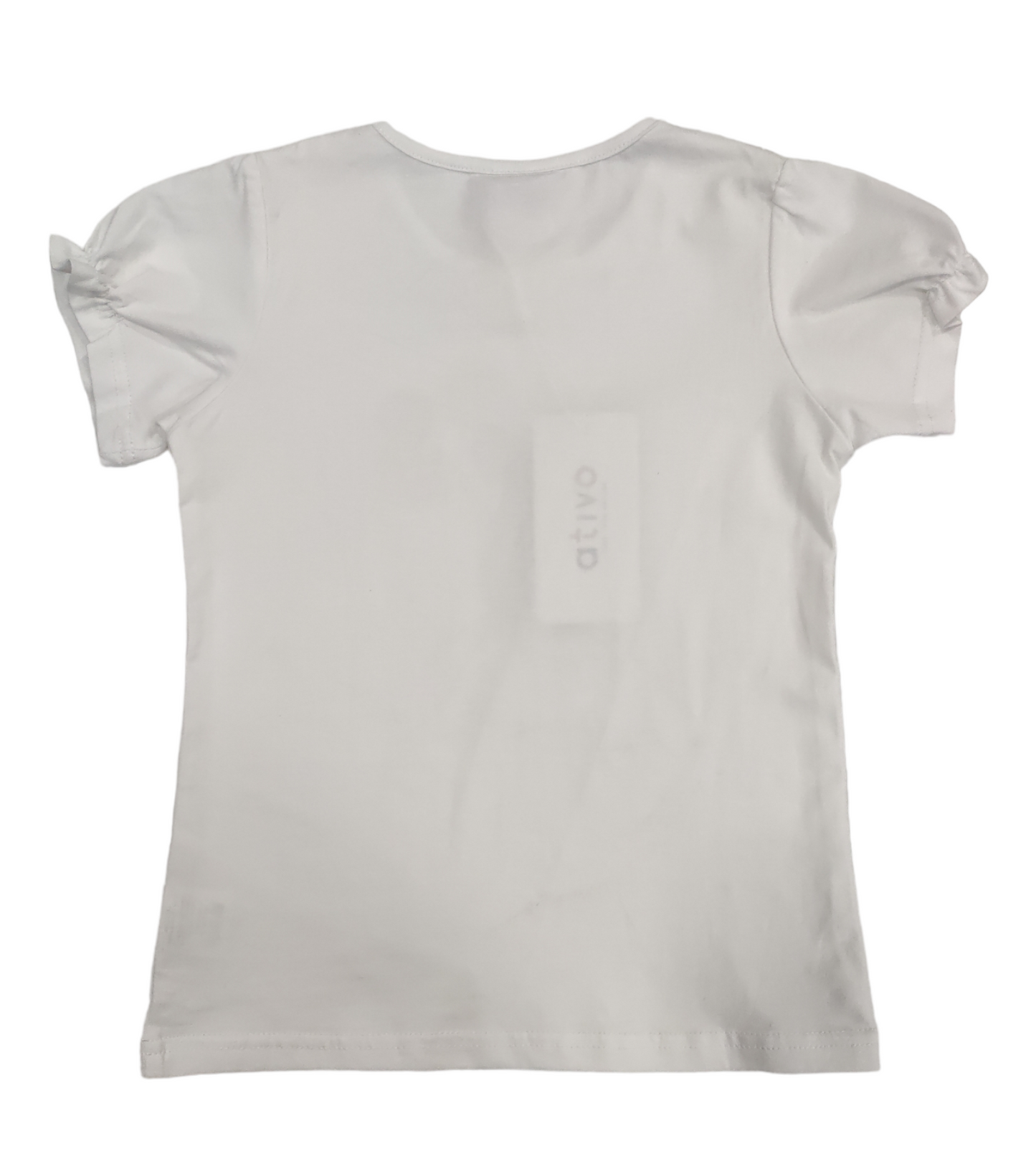 T-shirt a Mezza Manica con Stampa Bambina con Palloncini Bambina/Ragazza 4-12 Anni