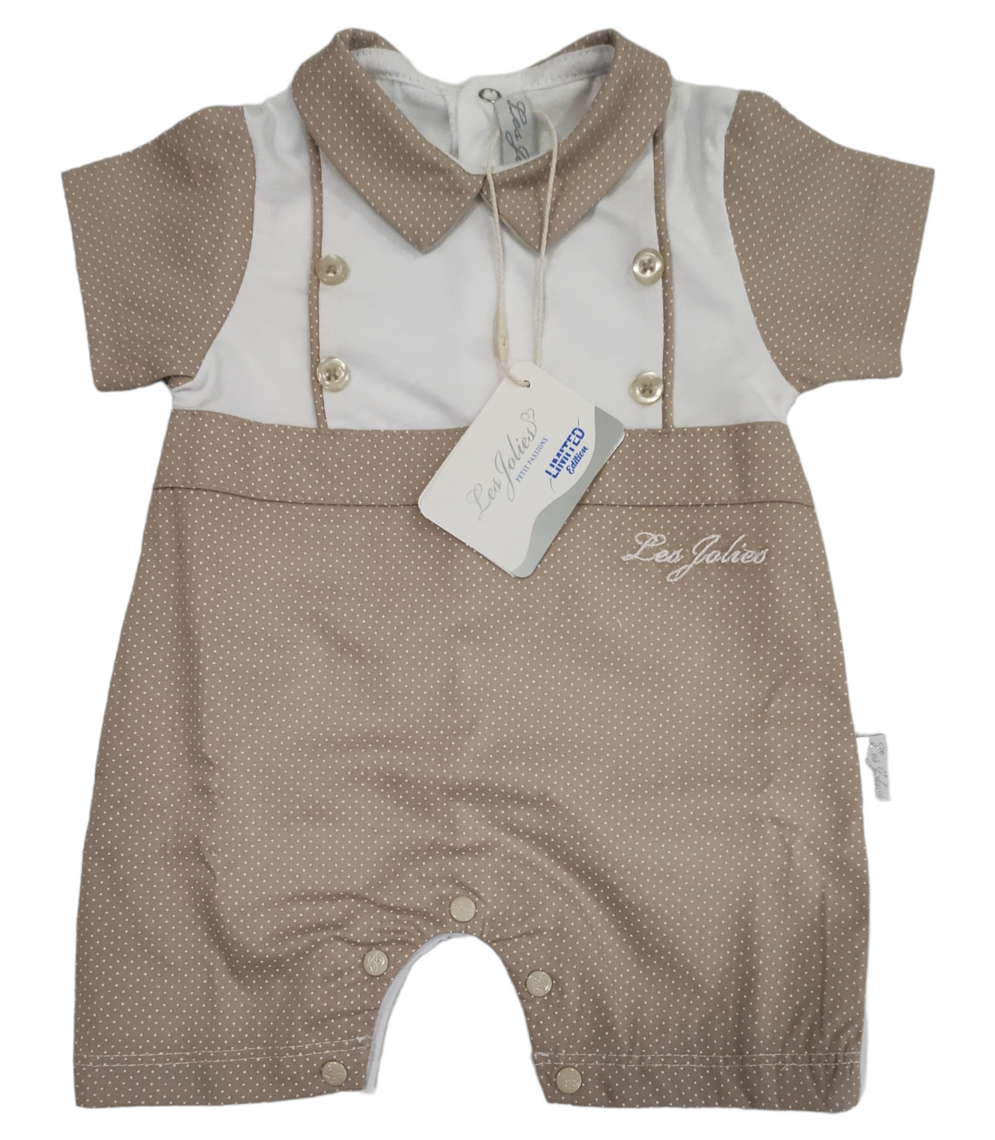 Pagliaccetto Estivo Maschietto Neonato Les Jolies Limited Edition 0-6 Mesi