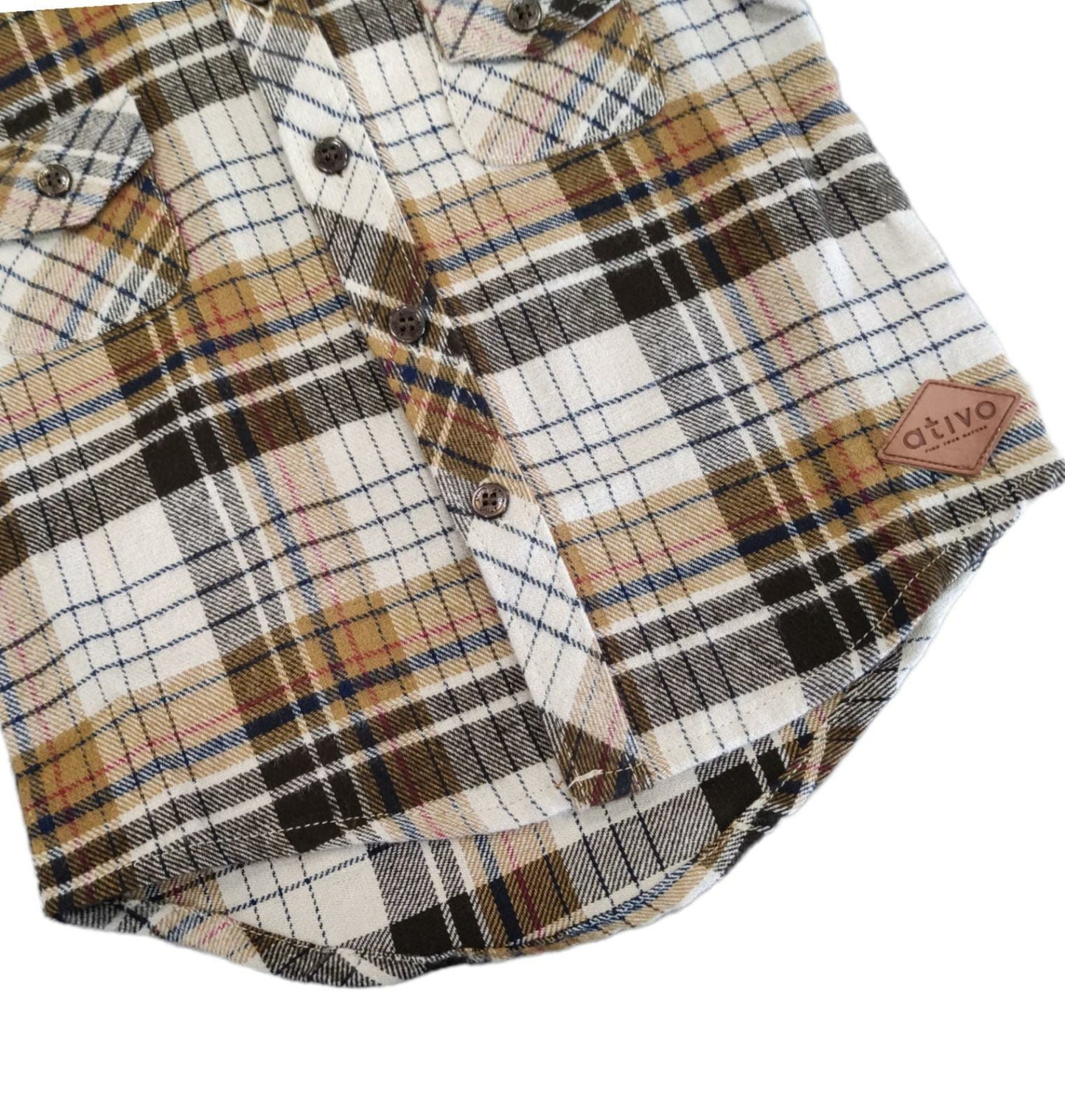 Camicia Invernale Fantasia Quadri Bimbo 6-36 Mesi