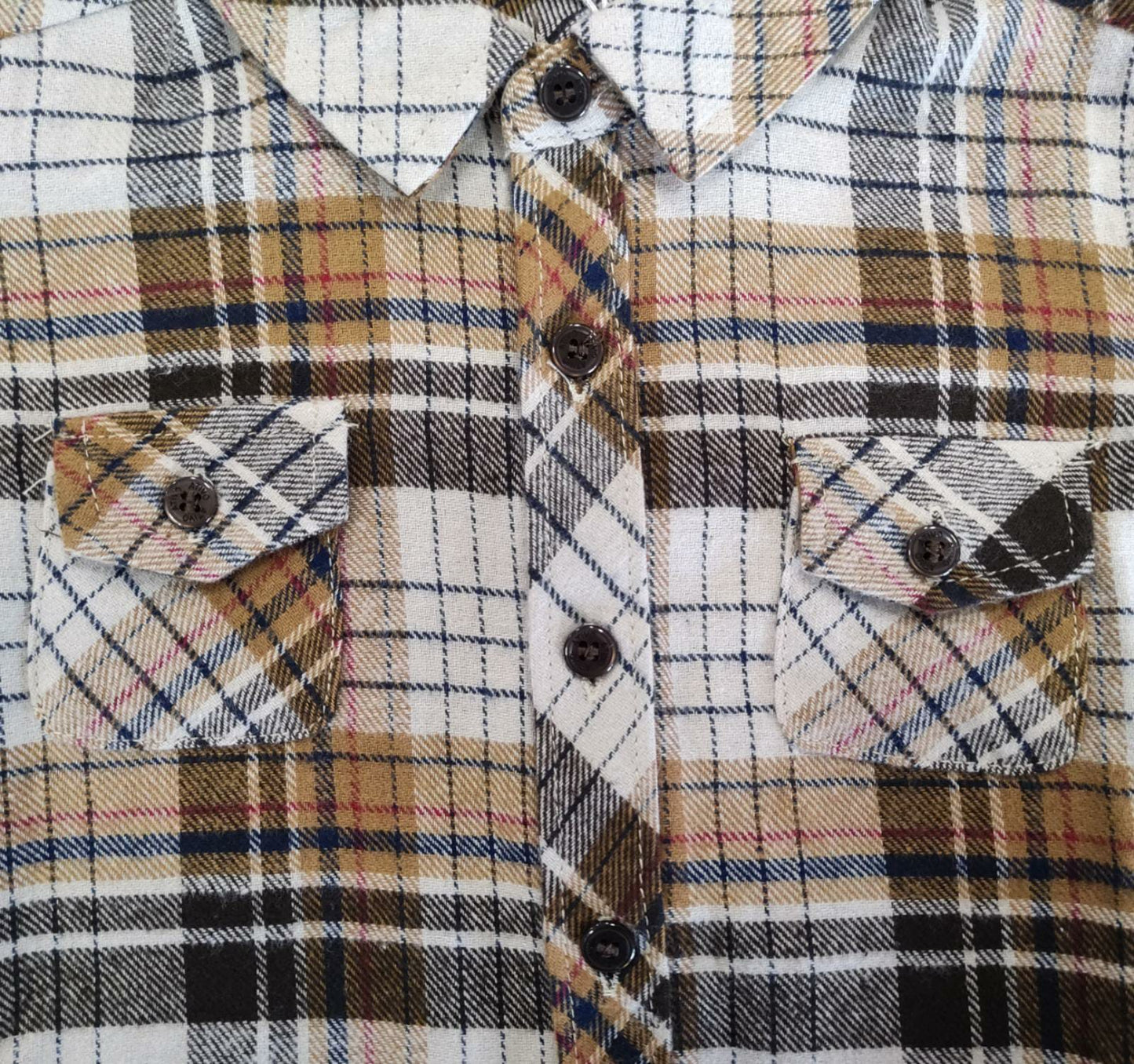 Camicia Invernale Fantasia Quadri Bimbo 6-36 Mesi