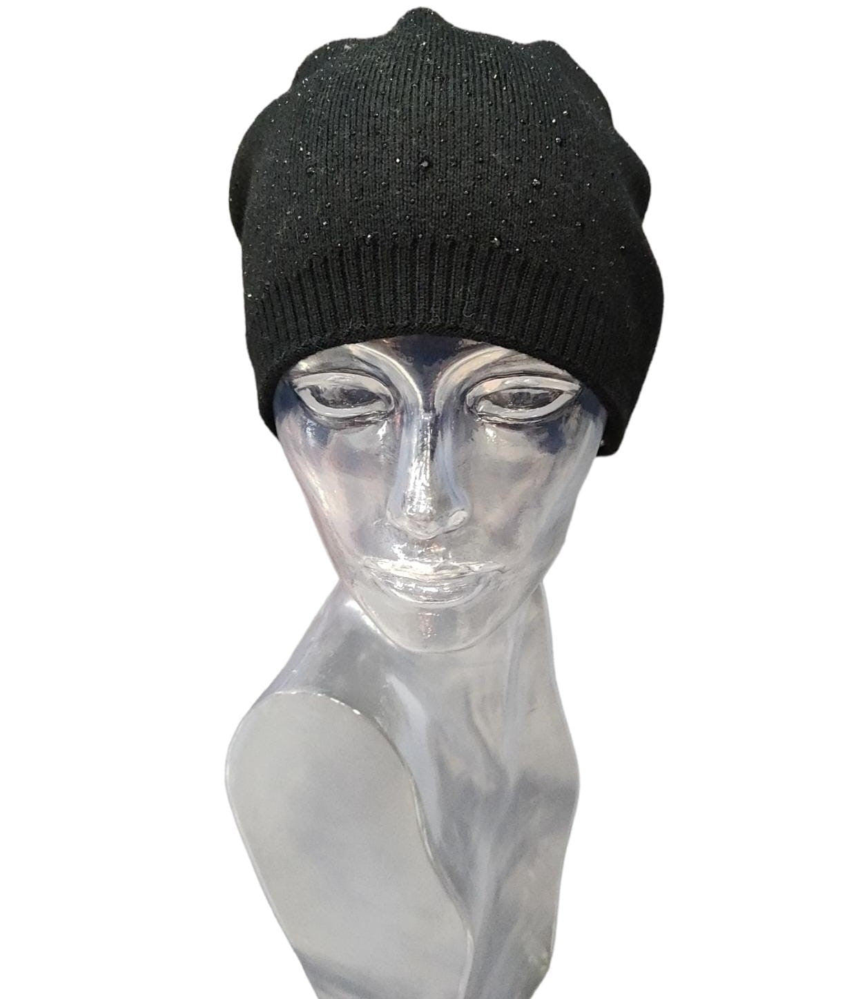 Cappello Modello Cuffia con Strass