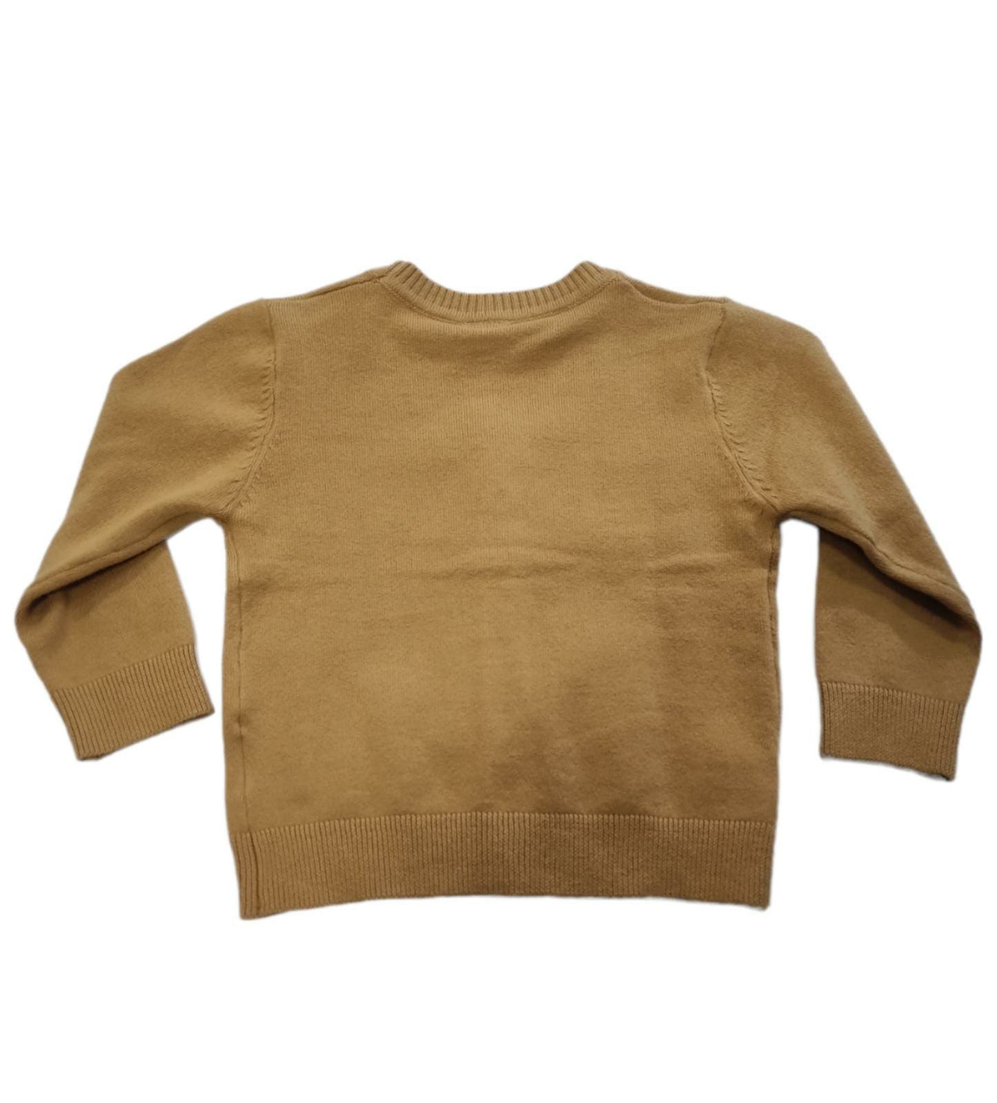 Cardigan Scollo a V con Bottoni Bimbo 6-36 Mesi