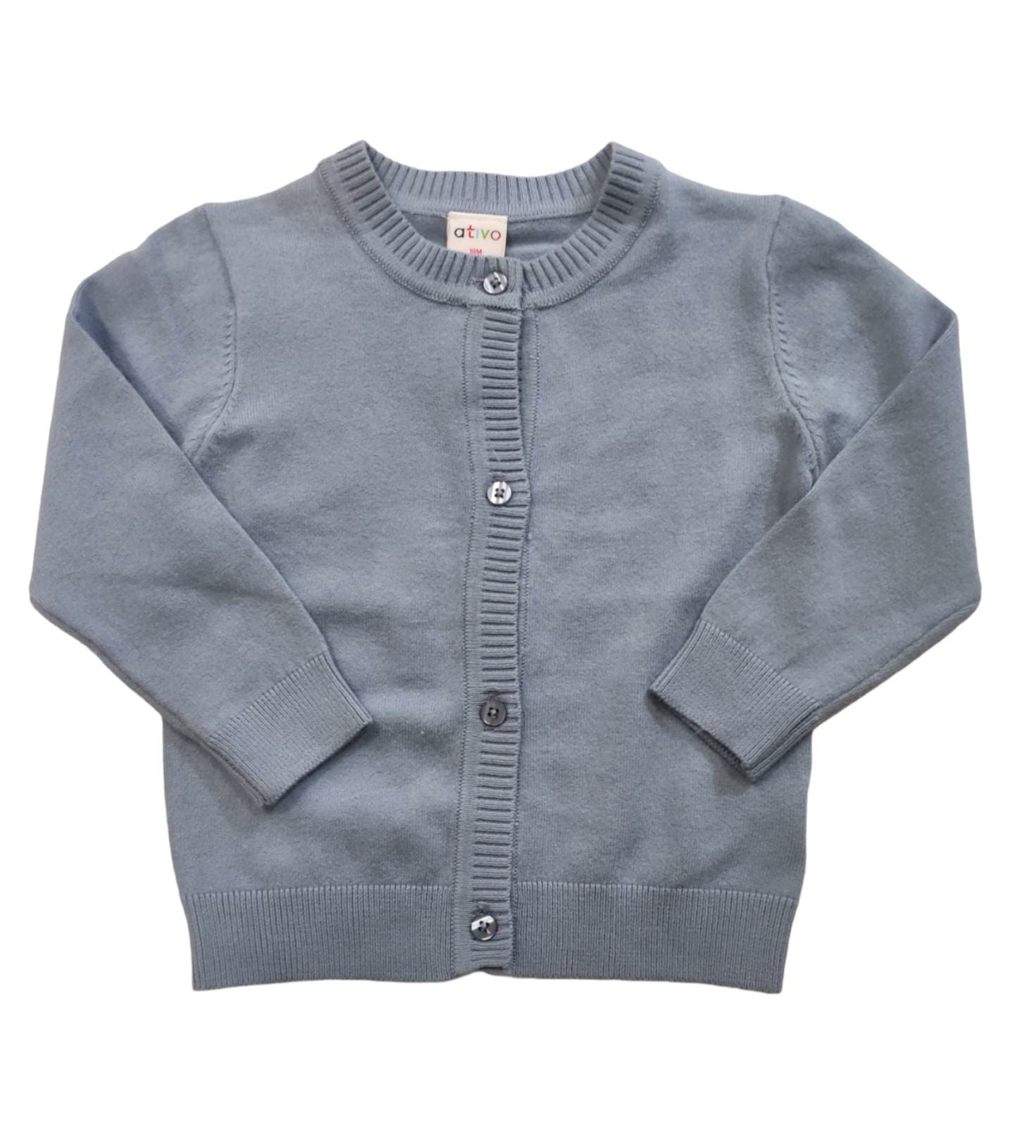 Cardigan con Bottoni Tinta Unita Bimba 6-36 Mesi