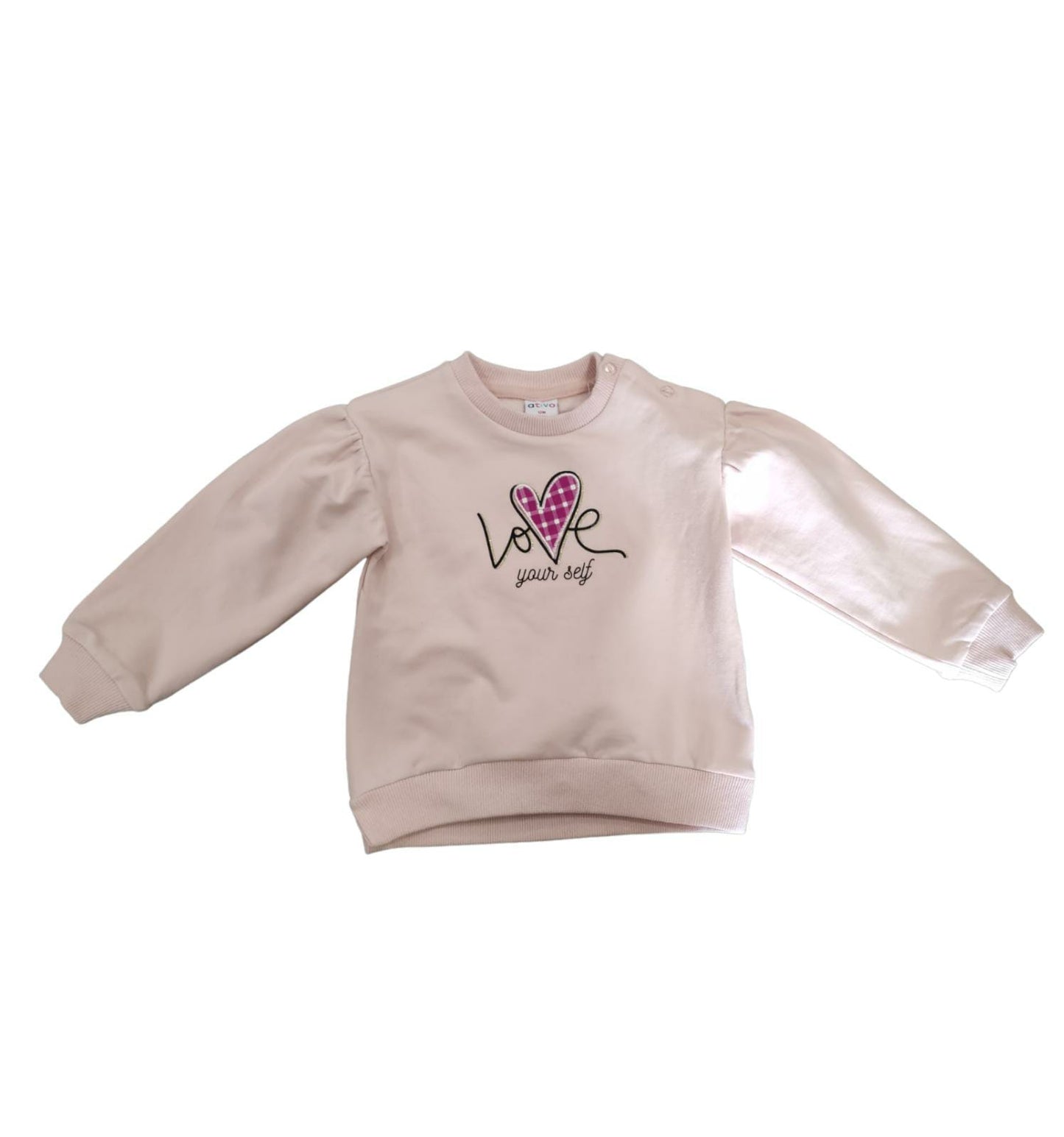 Completo Caldo Cotone Invernale Felpa e Leggings Bambina 6-36 Mesi