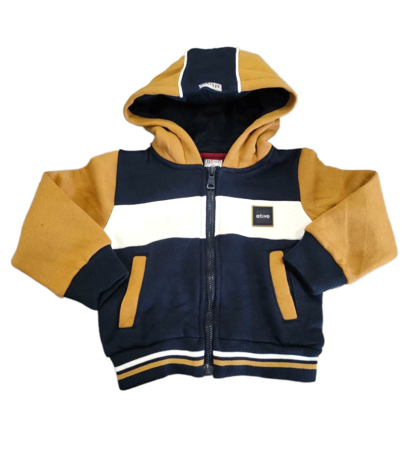 Completo Tuta Felpa e Pantalone Invernale Felpato Bimbo 12-36 Mesi