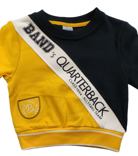 Band's Quarterback Crewneck Sweatshirt For Boys 6-36 Months