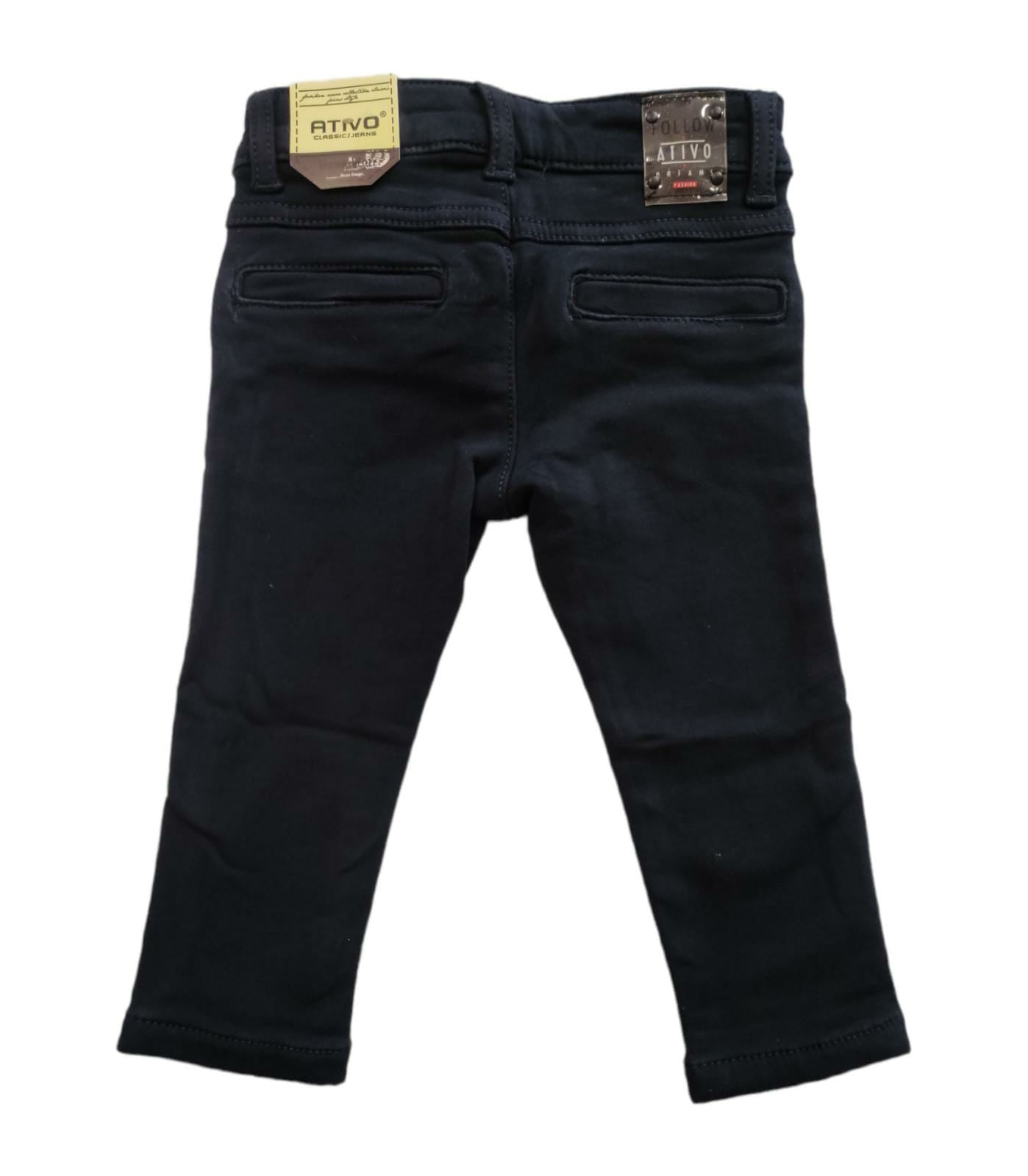 Pantalone Classico Felpato Invernale Bimba 6-36 Mesi