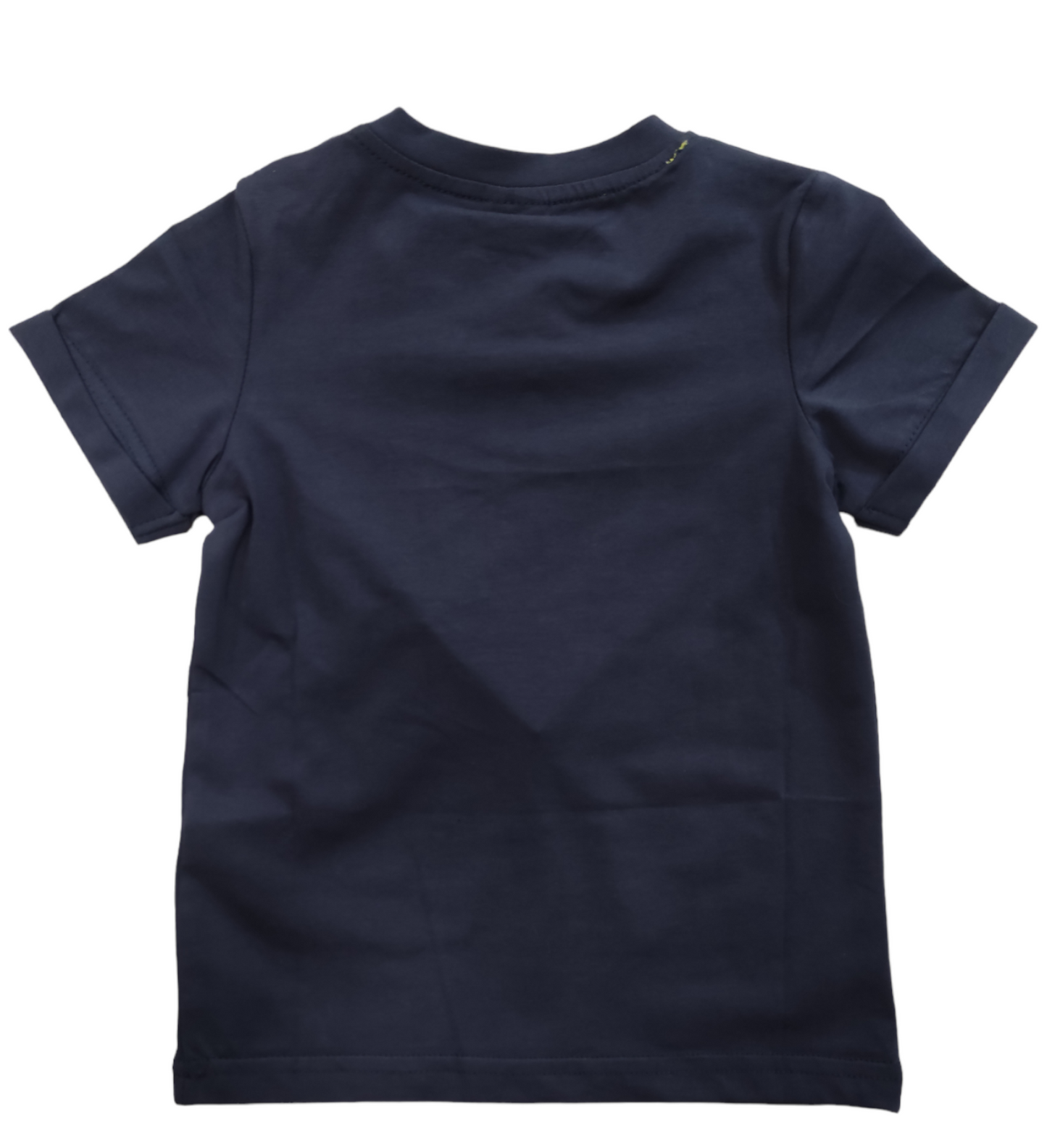T-Shirt in Jersey di Cotone Manica Corta Stampa Cagnolino Bambino 6-36 Mesi