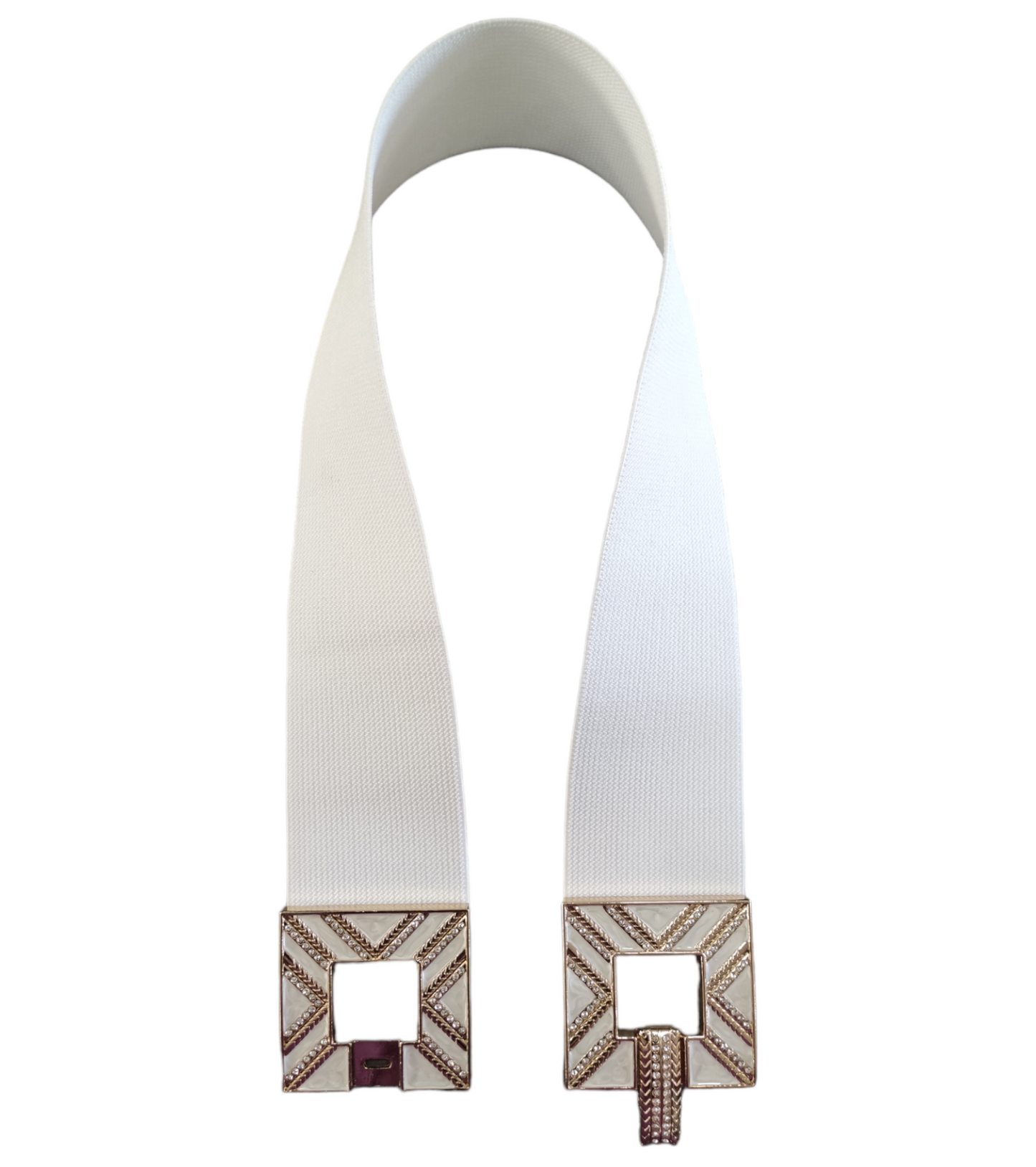 Cintura Donna Elastica a Doppia Fibbia CC Stringi Vita Lunghezza 70 cm