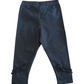 Leggings Color Blu Scuro Felpato con Ruche in fondo Ativo Kids Bambina 6-36 Mesi