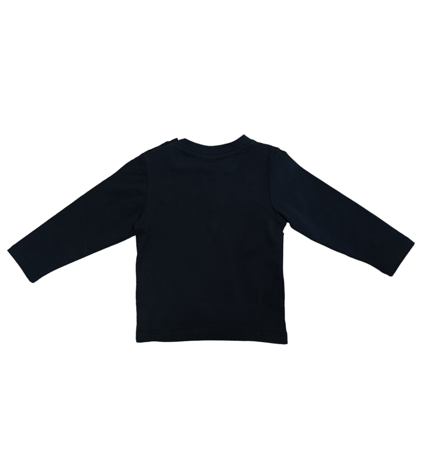 T-Shirt Blu in Cotone Felpata con Scritta Stampata Be Real Not Perfect Ativo Kids Bambino 12-36 Mesi