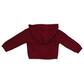 Cardigan Color Bordeaux in Maglia con Bottoni e Cappuccio Ativo Kids Bambina 6-36 Mesi